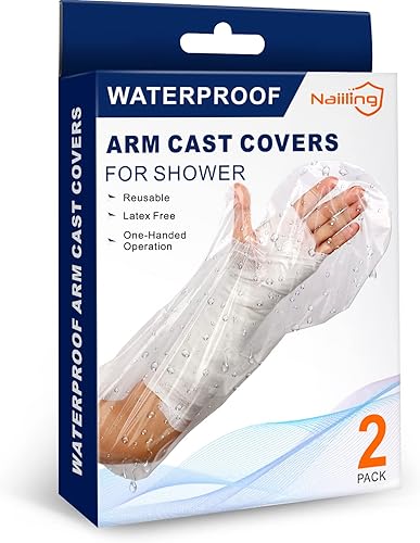 Brazo de cubierta fundida impermeable, fundas fundidas para brazo de ducha, protector de sellado hermético para adultos, funda fundida para cirugía