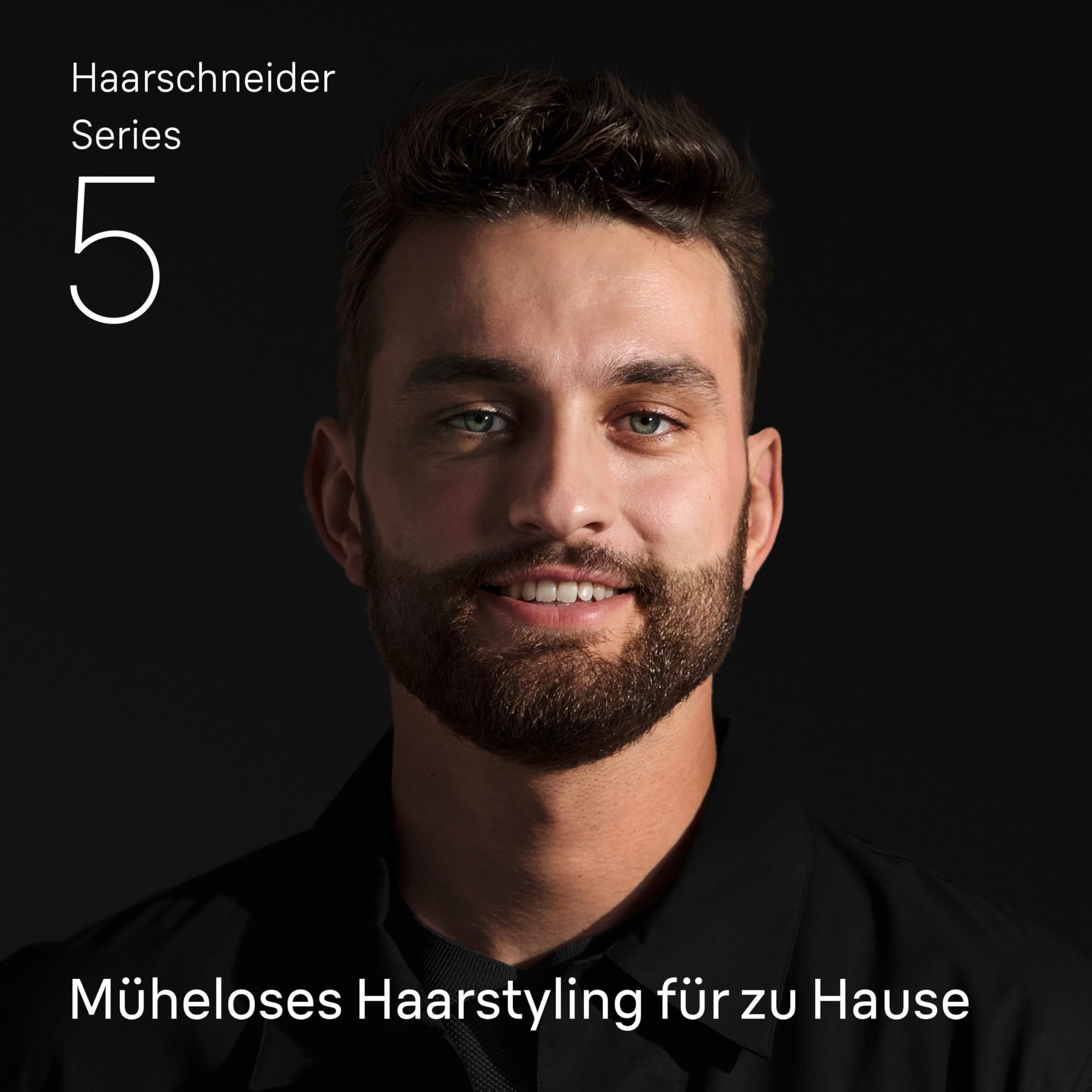 Braun Haarschneider Series 5, Haarschneidemaschine Herren, HC5530, Schwarz | Kabelloser Haartrimmer mit 17 Längen, Trimmer mit 50 Min. Akku, Wasserdicht, Inkl. 3 Zubehörteile Und Ultrascharfer Klingen