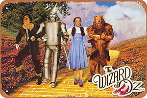 The Wizard of Oz Movie Character Metal Poster Home Decor