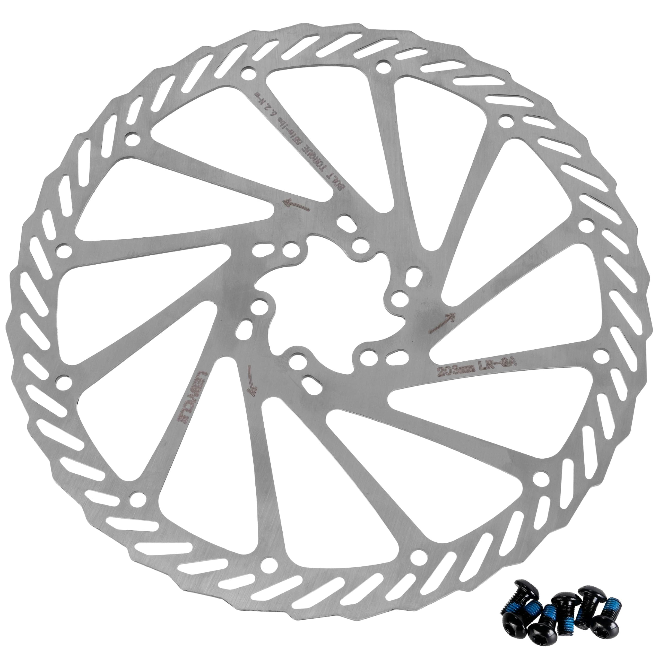 BlueStars 203mm Disc Brake Rotor Stainless Steel with 6 Bolts