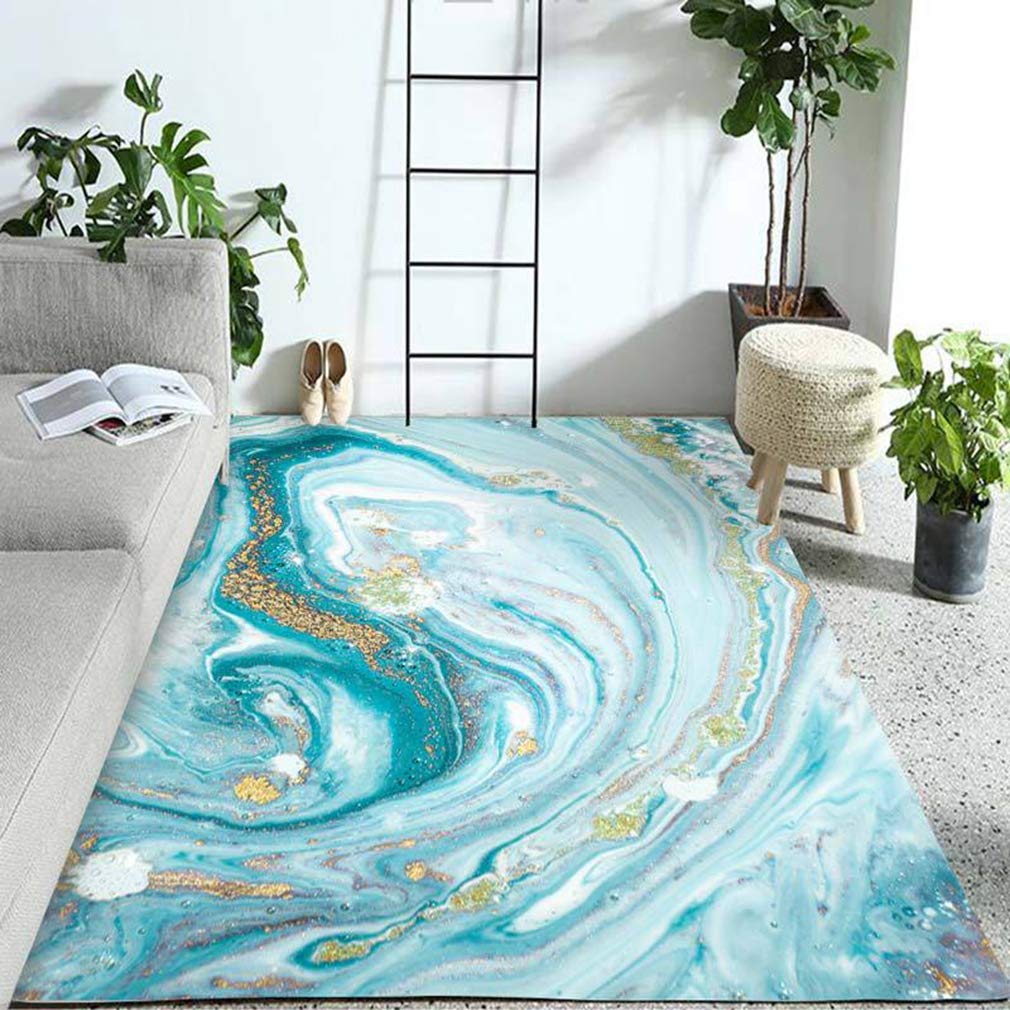 Buy MOXIC Soft Luxury Abstract Art Living Room Area Rugs Rectangular Children Crawling Bedroom Rug Fleece Anti-Slip Carpets Nordic Modern Home Decor Mats Indoor Outdoor Runners Nursery 5' X 10' — BookShops.in