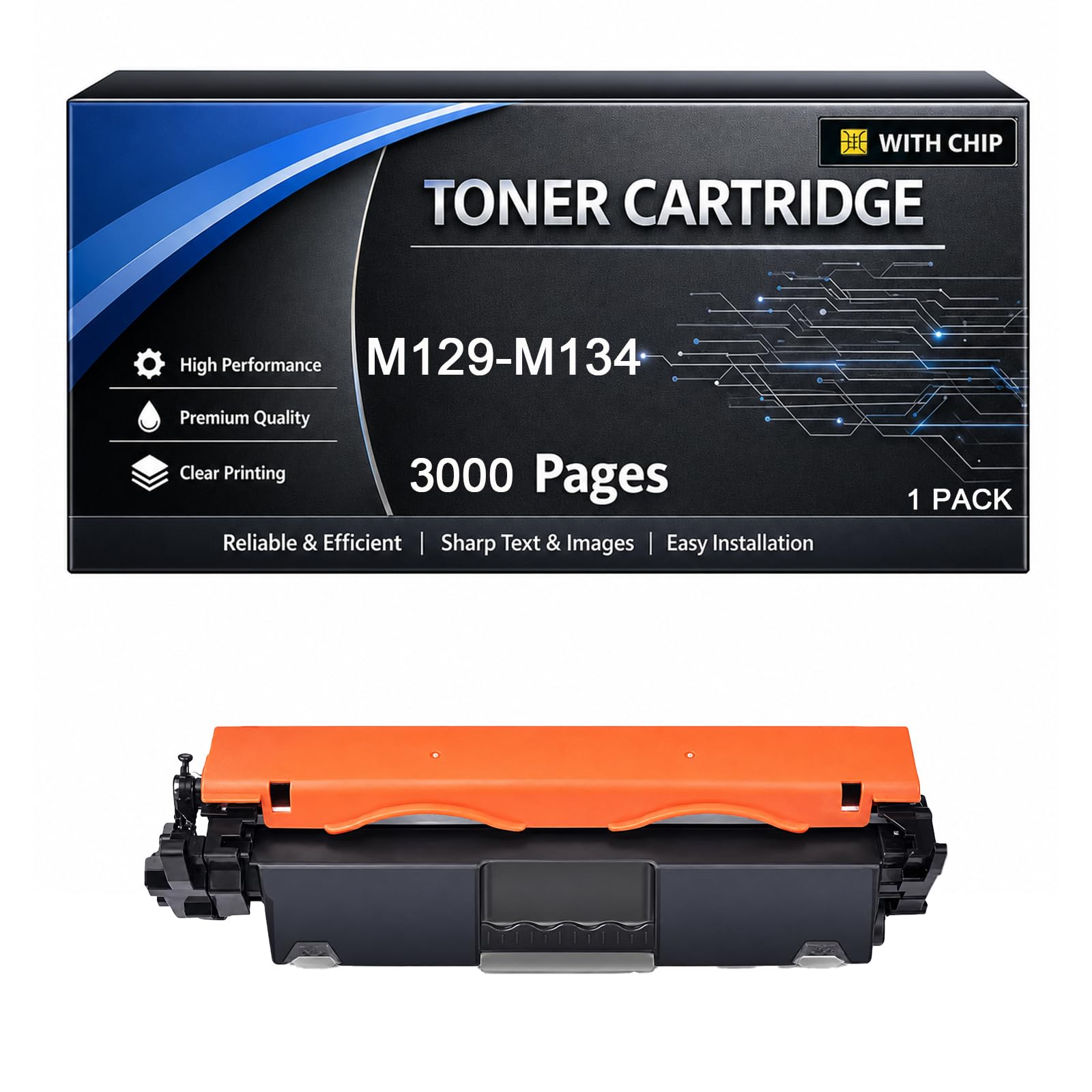 Cartuccia toner M129-M134 compatibile con HP M129 M134 3.000 pagine per stampanti LaserJet Pro MFP M129-M132 Ultra M133-M134 Pro M132a M132fw M132nw M132fn