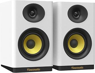 Fantech x Finecoustic HAKO Studio 301 80W HiFi Bookshelf Speaker, High-Resolution Passive Studio Monitor for Audiophile Home Theater and Near-Field Desktop Listening