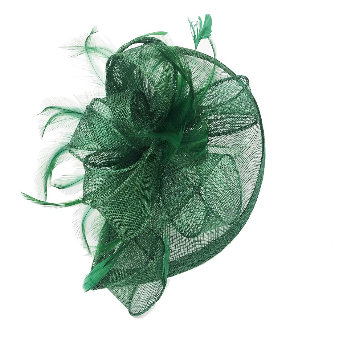 Women's Fascinators Hat Hair Clip Feather Wedding Bridal Cocktail Hat Derby Church Banquet for Girls