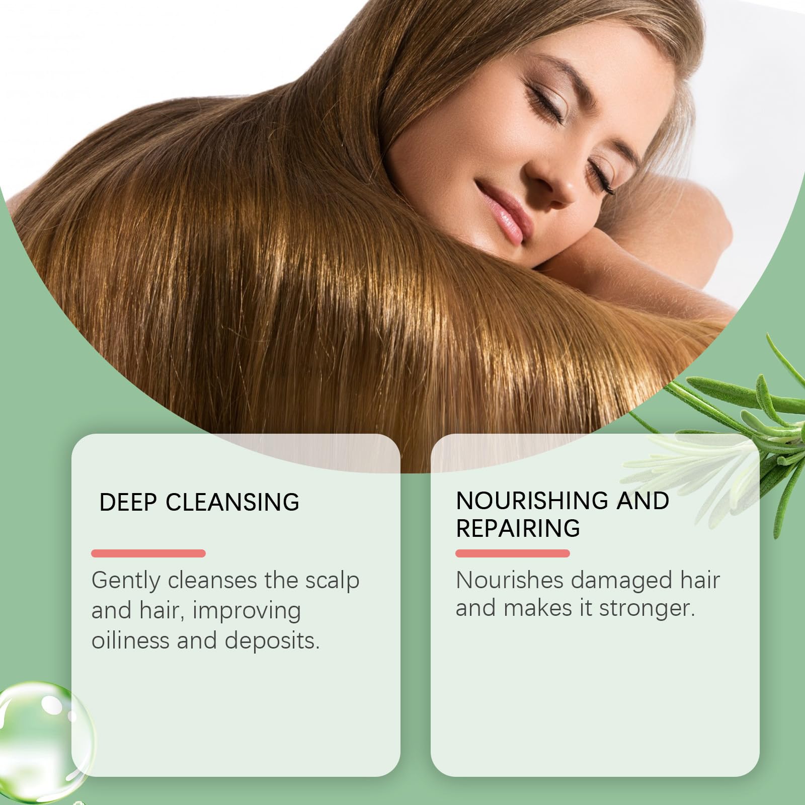 Shampoo all'olio di batana con estratto di rosmarino – Shampoo al rosmarino e olio di batana – Shampoo naturale all'olio di batana con rosmarino per la cura dei capelli, riduce la rottu (8 bottiglie)