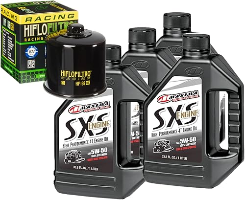 Kit de cambio de aceite 5W-40 para Suzuki 2003 Lt-A500F Vinson 500 4X4 Auto SRA