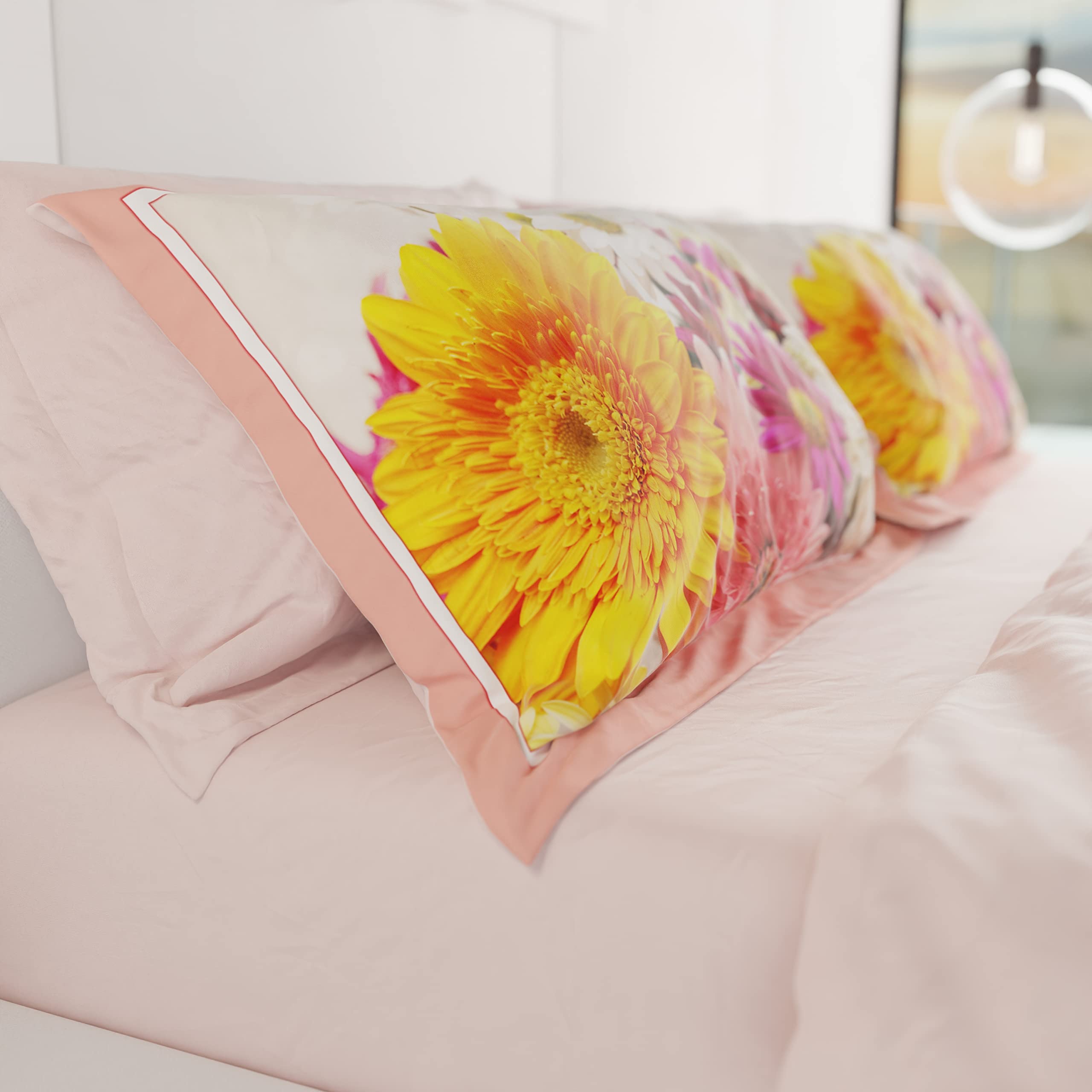PETTI Artigiani Italiani, Bed Pillowcases, Pair of Pillowcases 50 x 80 cm, Pillow Case, Hypoallergenic Microfibre Pillowcases - Image 3