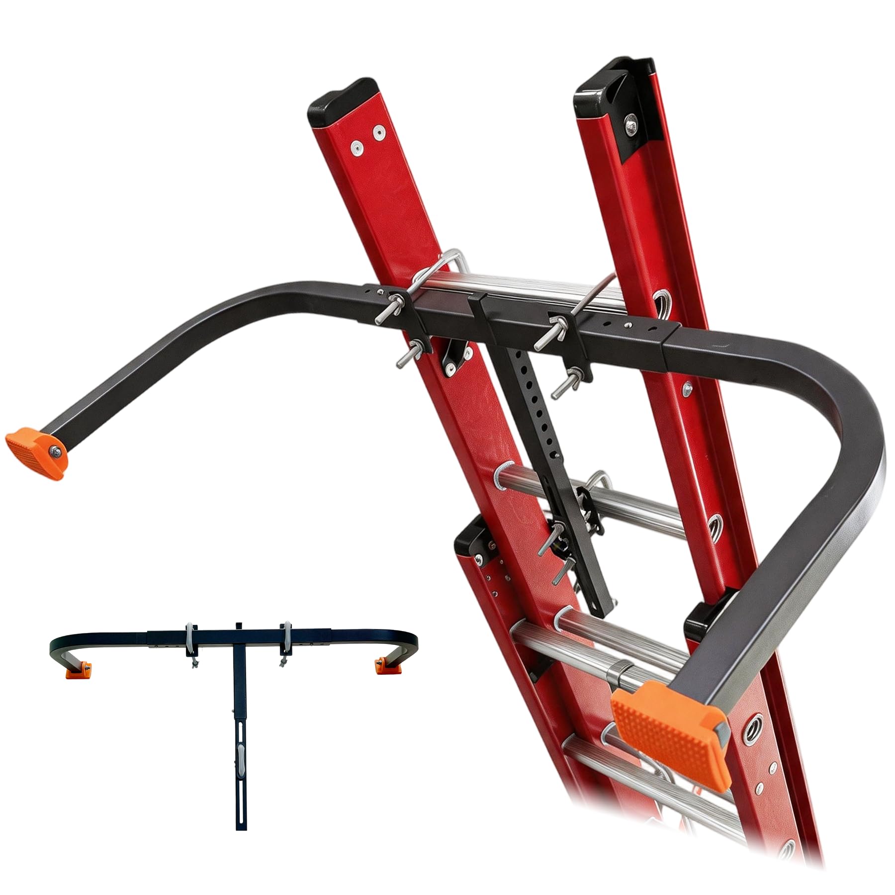 Photo 1 of Startingtool Ladder Stabilizer, Extension Ladder Stabilizer for Roof, Adjustable Ladder Standoff Attachment for Gutters, Windows, Heavy-Duty Steel Ladder Stabilizers Support