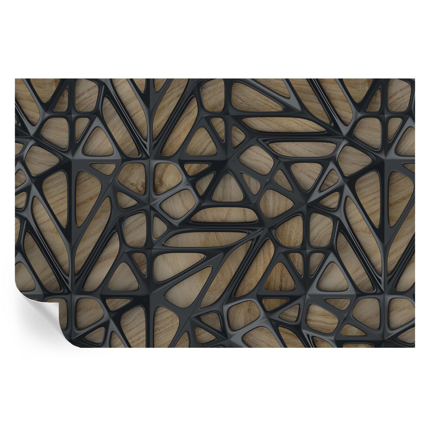 Revestimiento de pared autoadhesivo madera para renovar azulejos y muebles sin obras