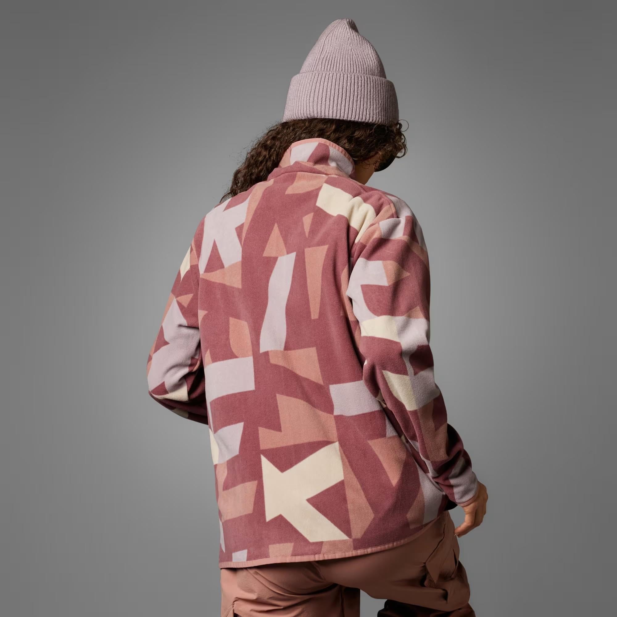 adidas Women's Terrex Multi Printed Full-Zip Fleecejacke