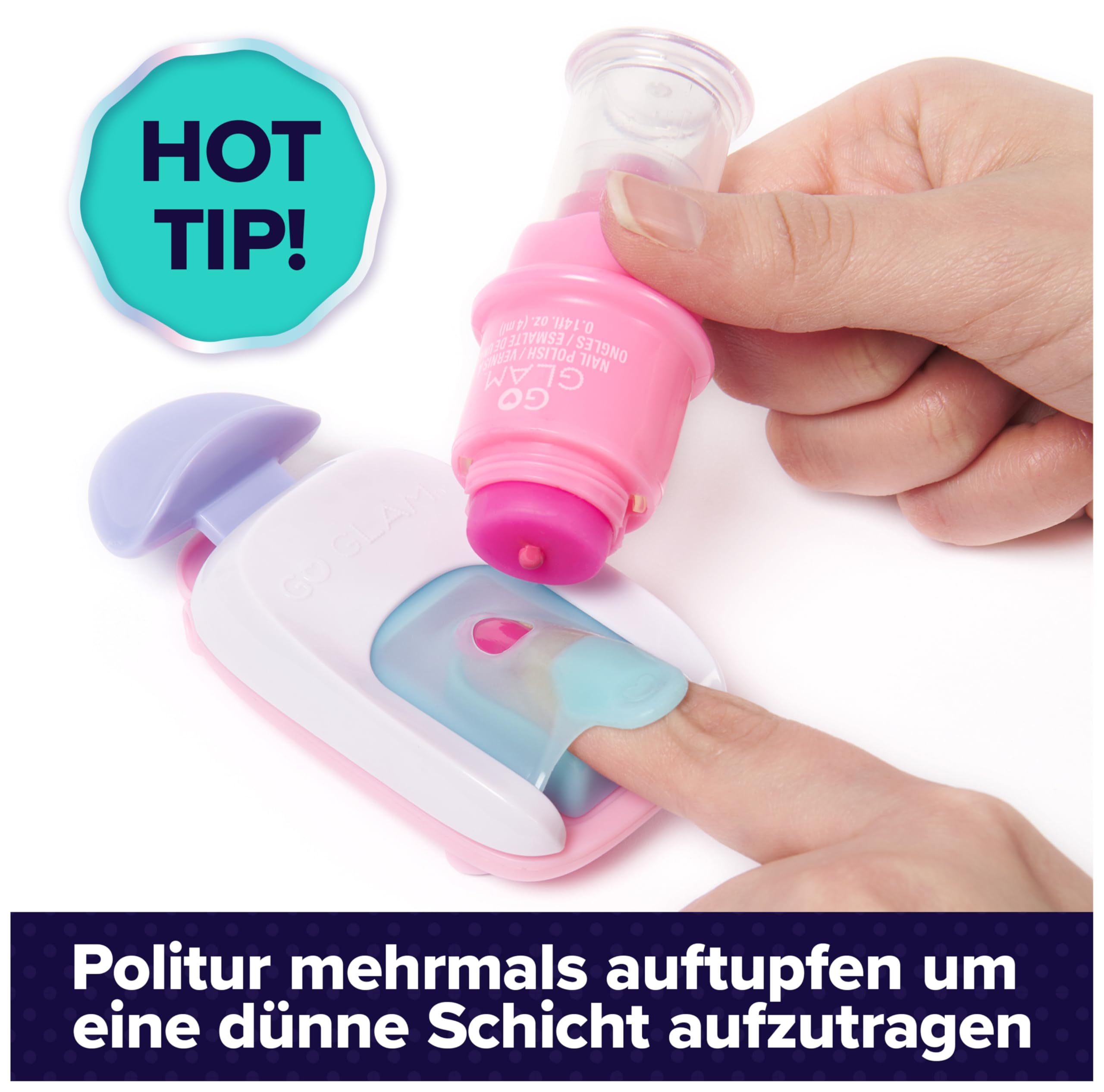 Cool MAKER Go Glam Nagelstudio - für stylische Nägel mit Motiven, ganz einfach lackieren und bedrucken, für Kinder ab 7 Jahren