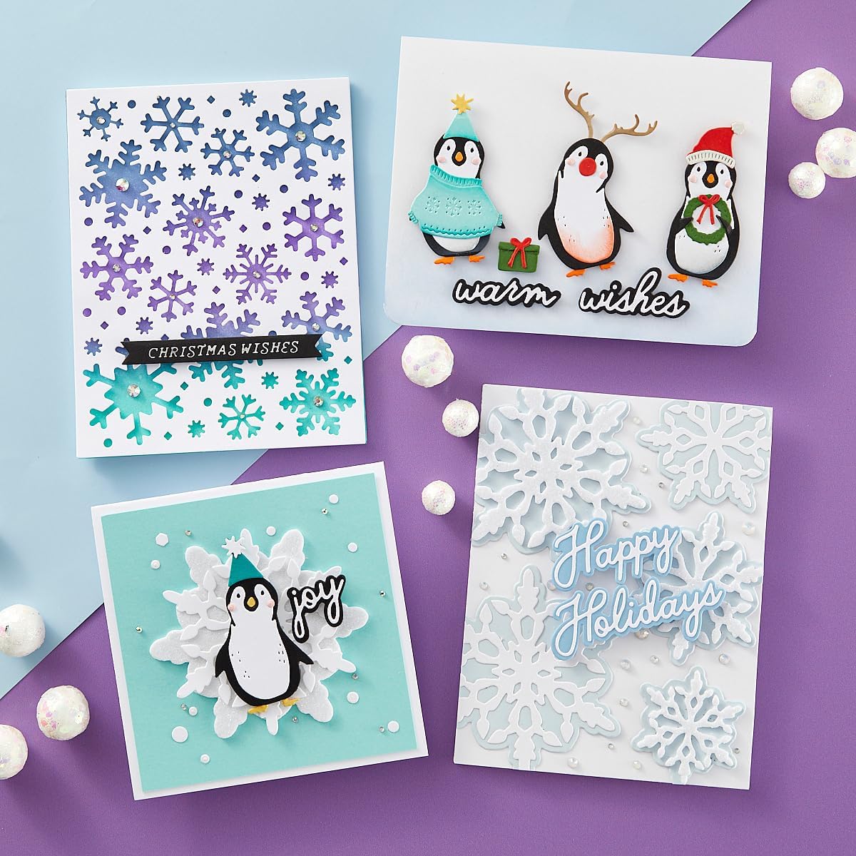 Spellbinders BD-0895 I Want It All! Let It Snow Bundle by Simon Hurley