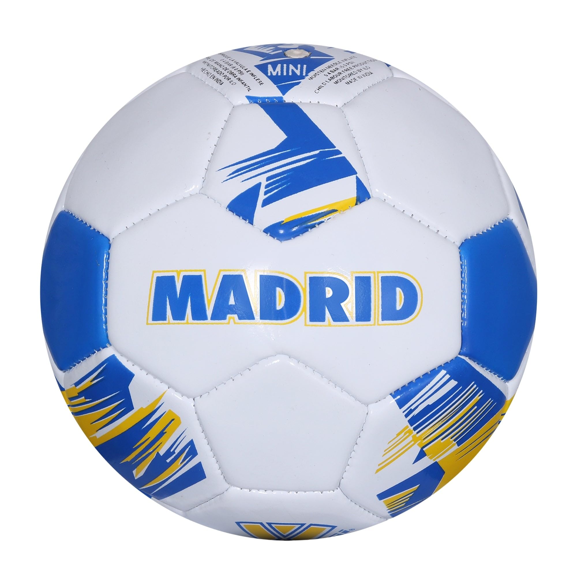Vizari Pallone da calcio Miami per ragazzi e adulti | Taglie Mini, 3, 4, 5 | Pallone da calcio per ragazzi, ragazze, bambini | Barcellona, Manchester, City, Madrid, Monaco, Parigi