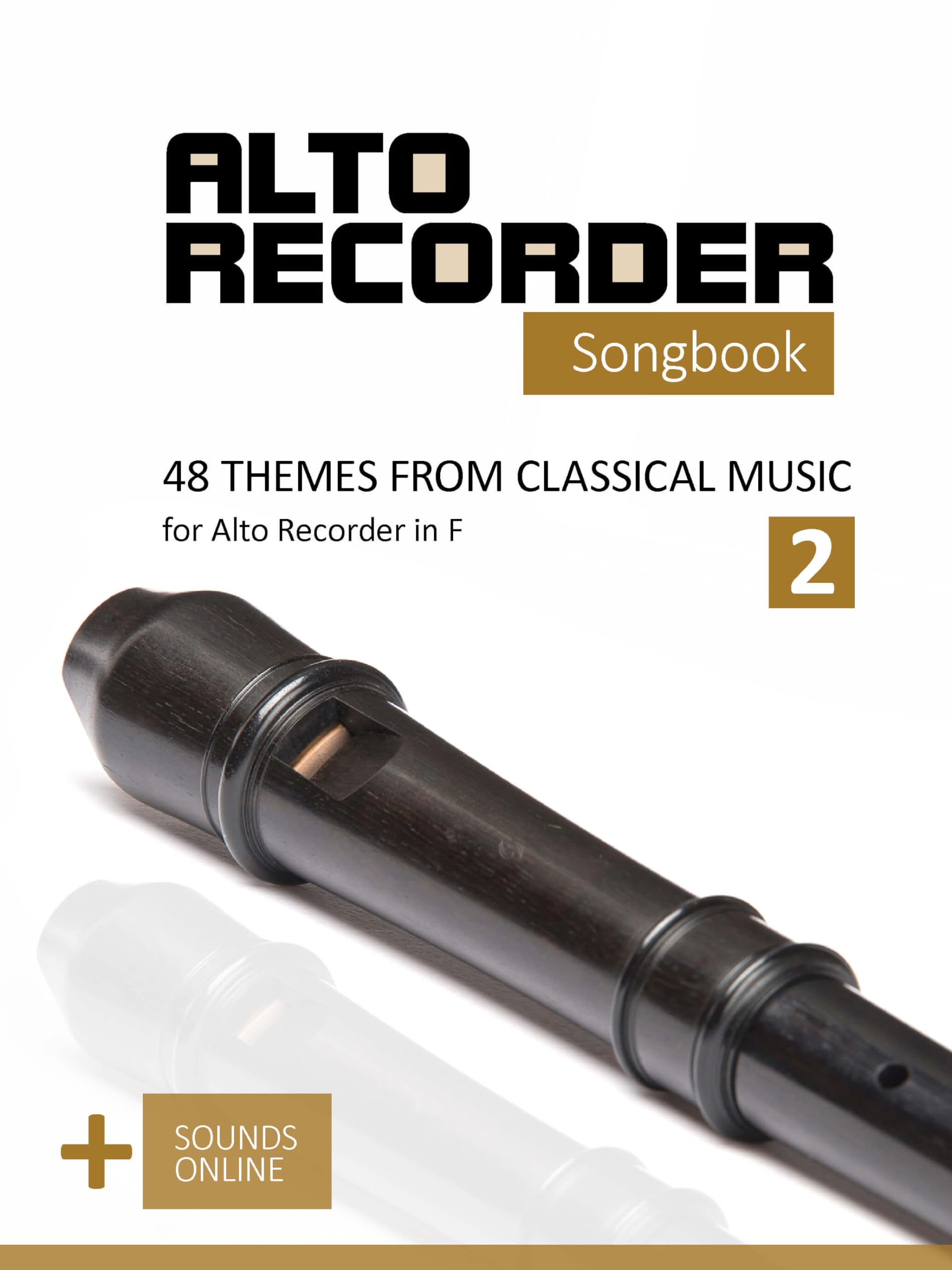 Flûte à bec alto 48 thèmes classiques avec supports audio inclus