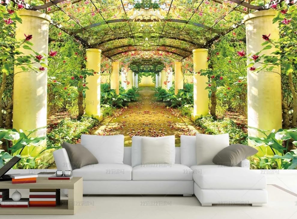 Jardin de beauté poster géant mural en papier peint intissé résistant lavable