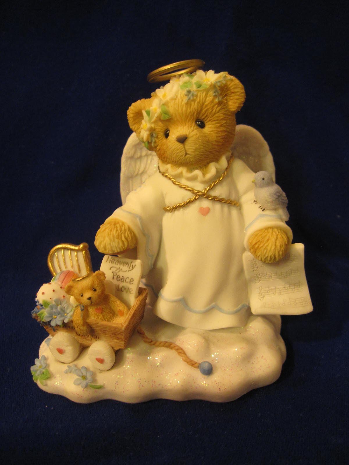 Cherished Teddies.......... Fay . . An Angel's Touch Is Never Far Awary