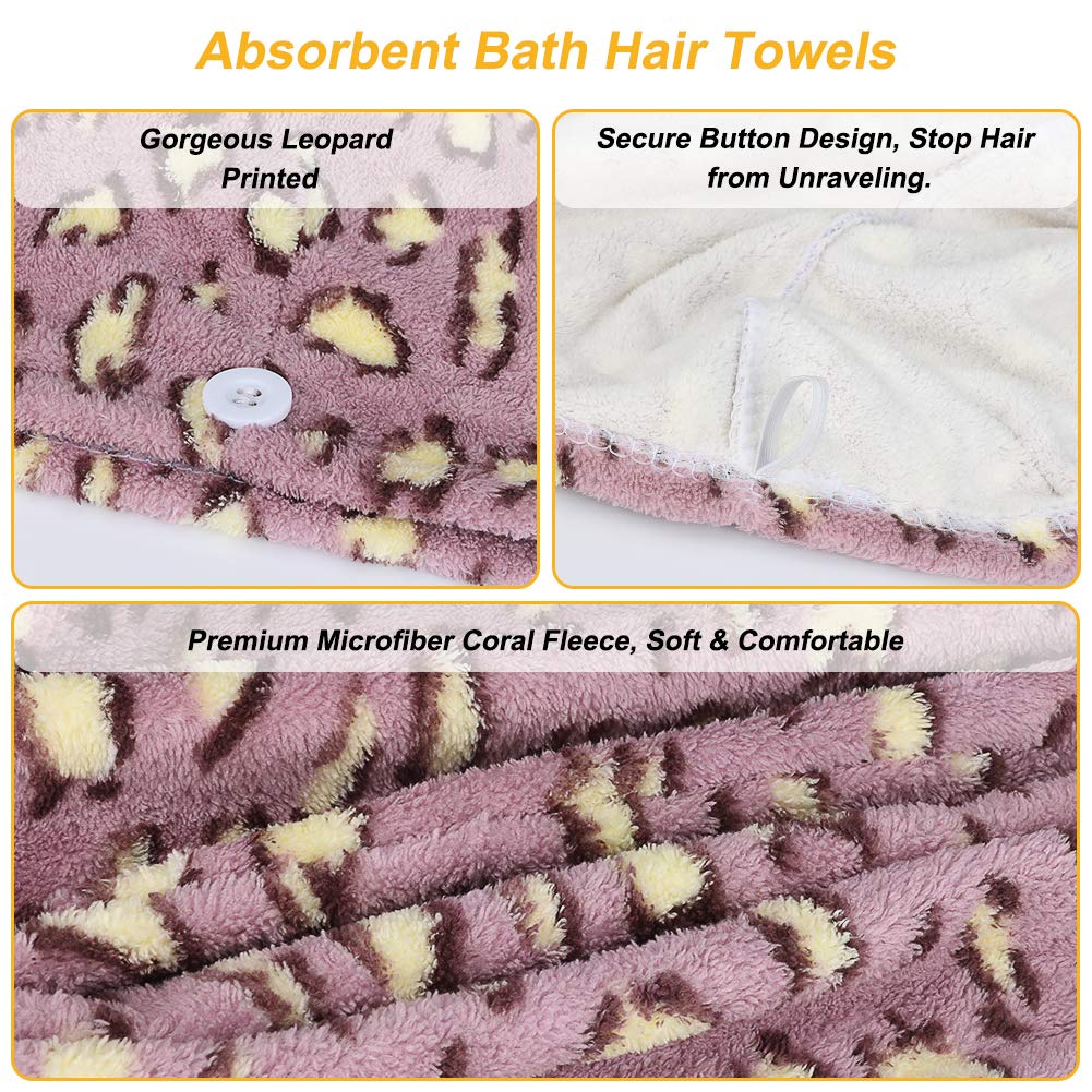 MaopaoBeauty Mikrofaser-Haartuch – Super Saugstark, Leicht & Schonend Für Alle Haartypen