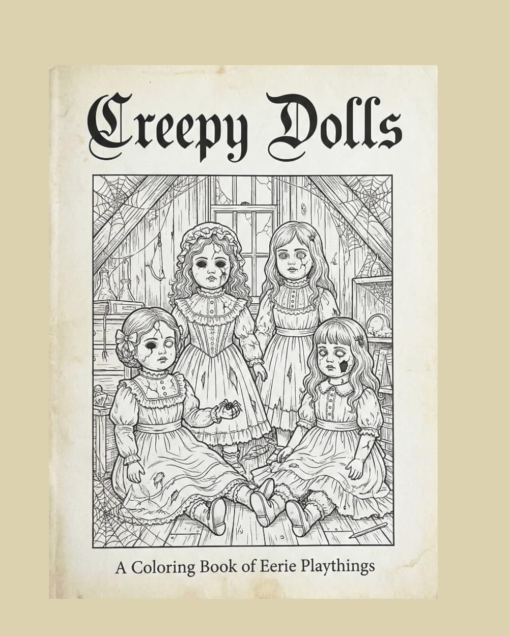 Creepy Dolls: Colouring Book