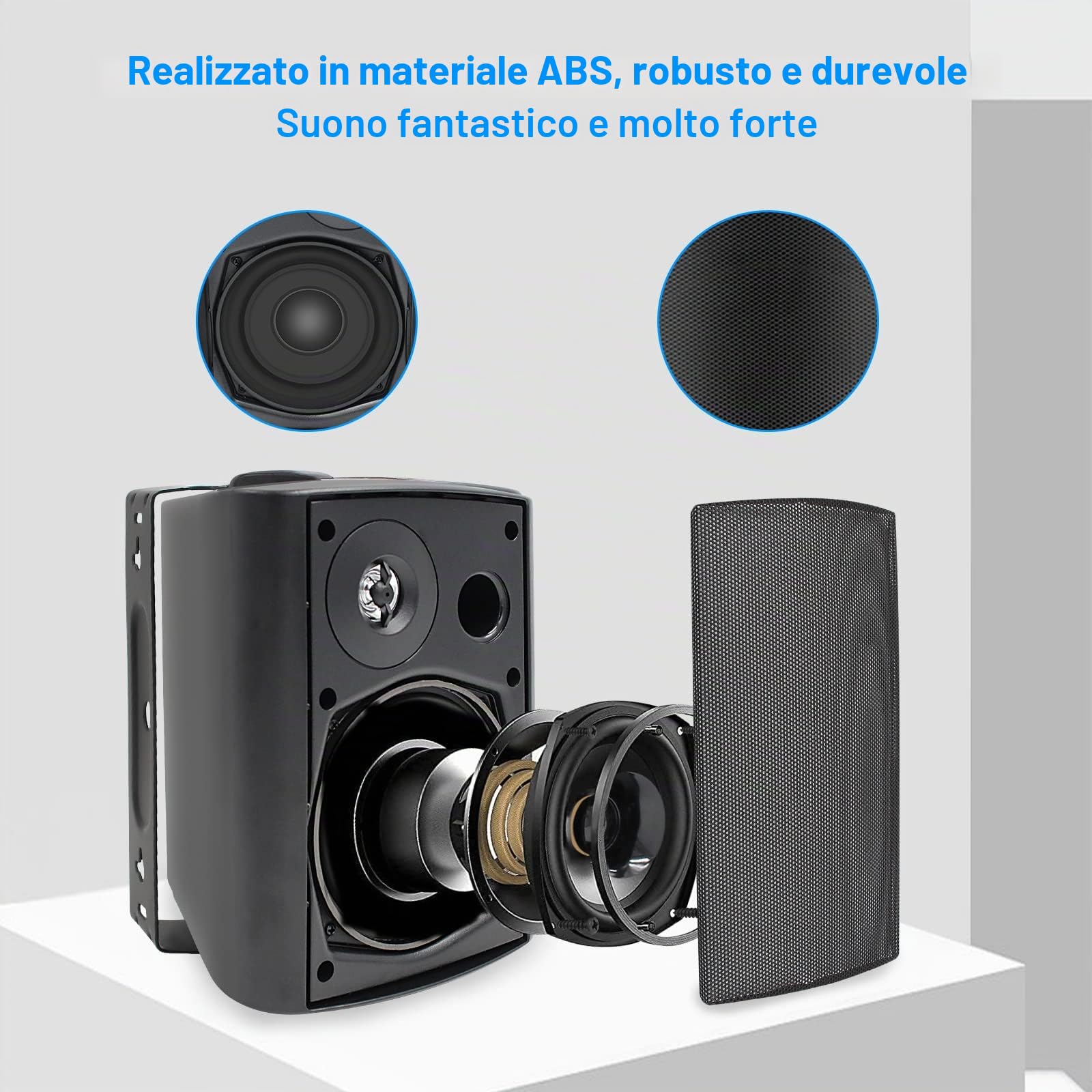 Herdio 5,25 Pollice Casse per Esterno 600 Watt Altoparlanti da Esterno