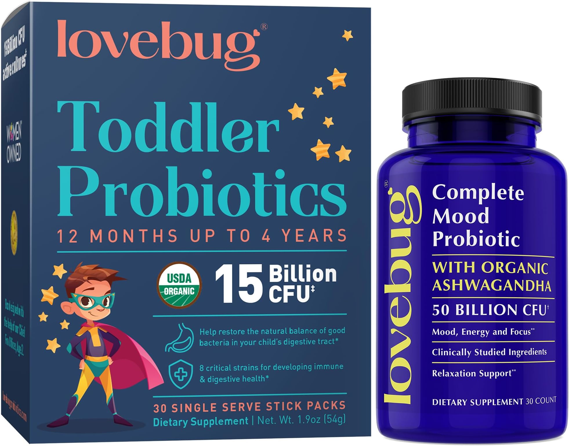 Calm Mommy and Toddler Probiotic Bundle