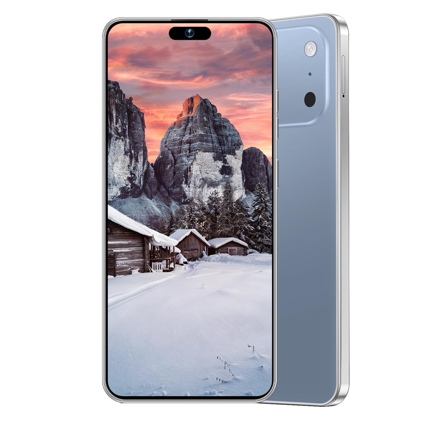 17PM Unlocked Phone | Cell Phone Android 15.0 | 16+512GB Smartphone| 6.99" HD Display | Long Battery Life 7000mAh | 68+108MP Zoom Camera| Fingerprint Lock | with Dual SIM (Blue)
