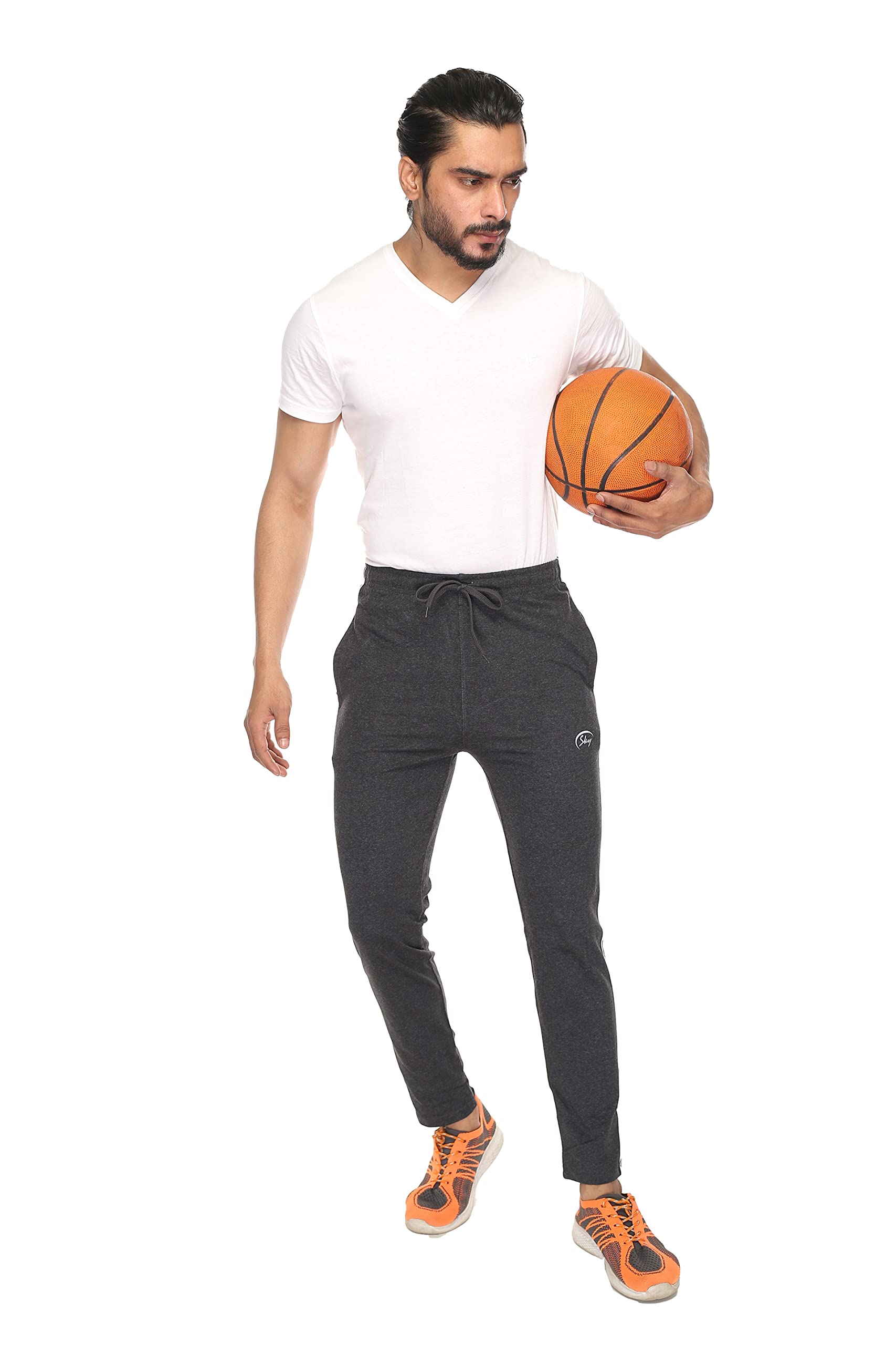 SKYKNIT Regular Fit Trackpants for Men