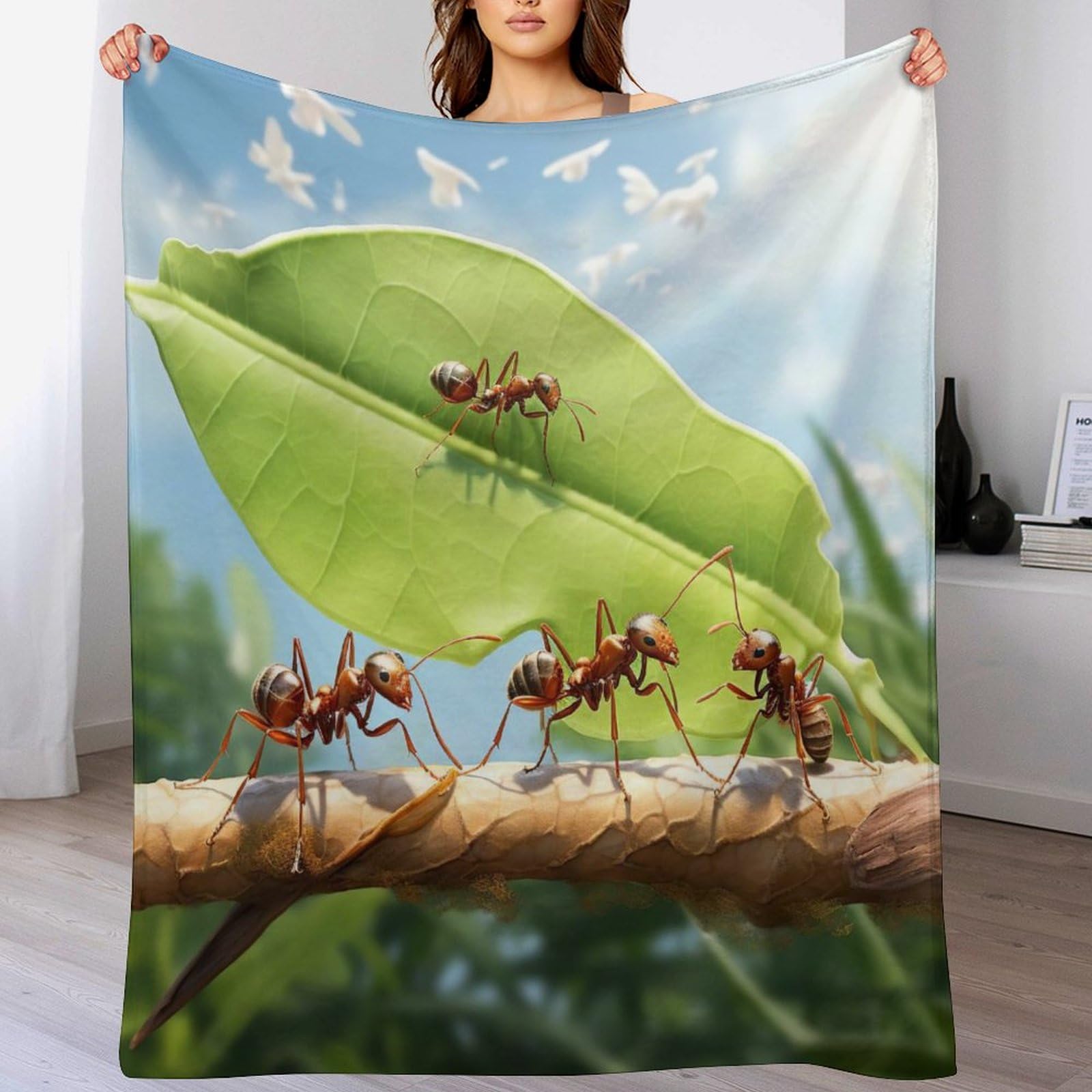 Mantas de franela para picnic al aire libre y tardes de relax en el sofa de casa