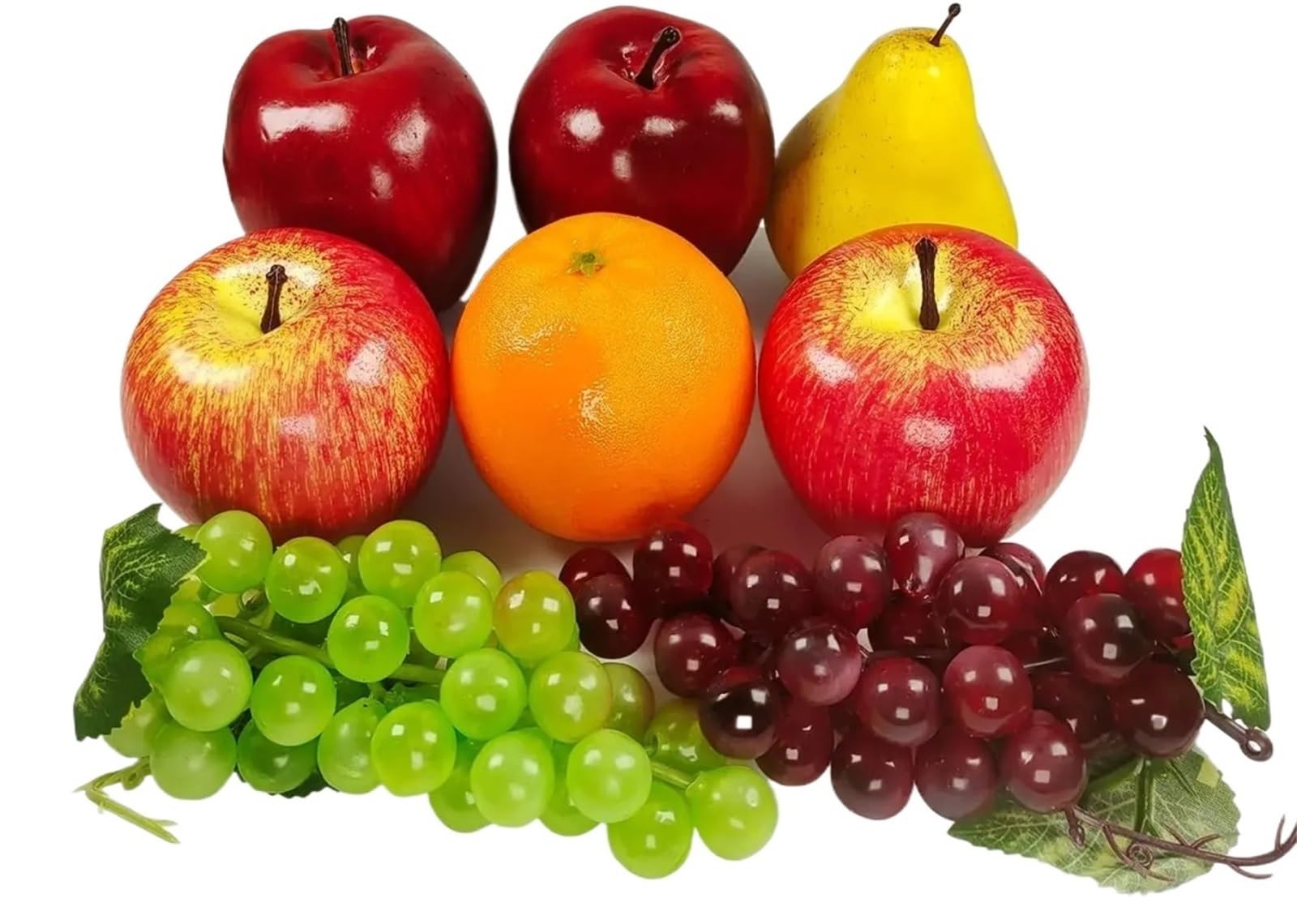 MZSKLW Fake Fruit Artificial Fruits 8 Pcs Pack Mixture For Home Party Chirstmas Decortion Modle For Photoshoot