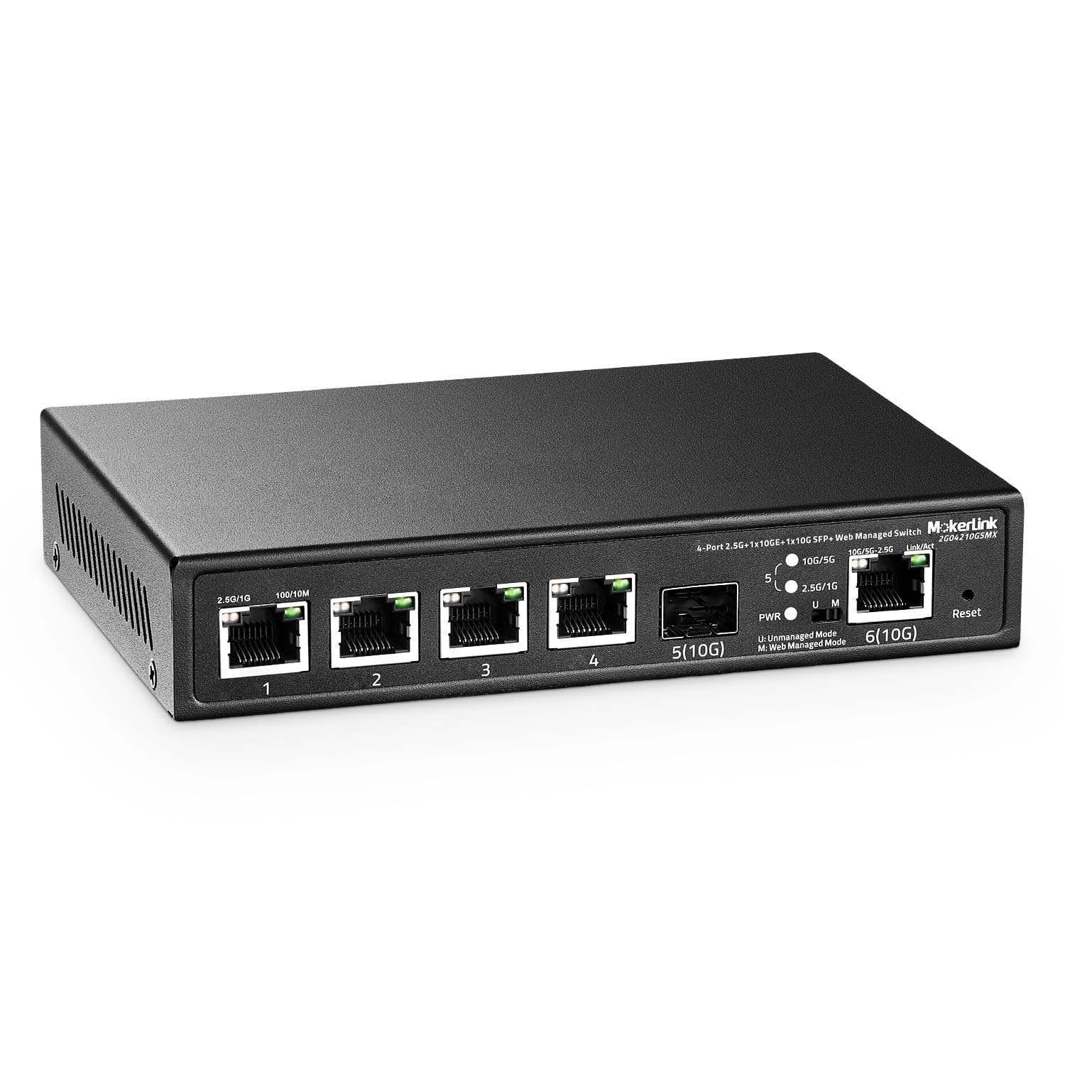 Amazon.co.jp: MokerLink 4ポート2.5Gイーサネットマネージドスイッチ 
