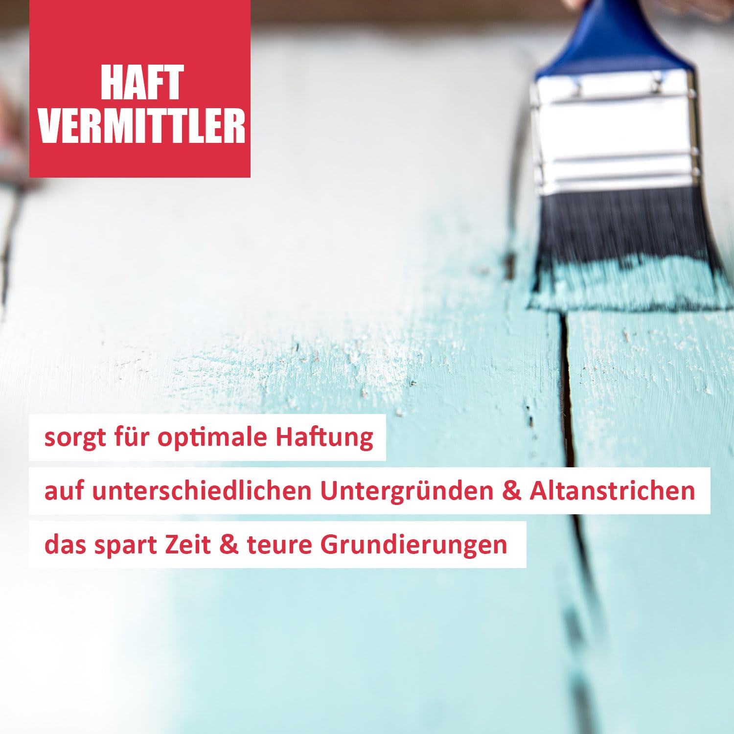DICHTON Haftvermittler Haftbrücke - flüssigen Zusatz in die Farbe geben und fertig - optimale Haftung auf verschiedenen Untergründen und Anstrichen - spart Zeit & Grundierung BO.115 (3 x 30ml)