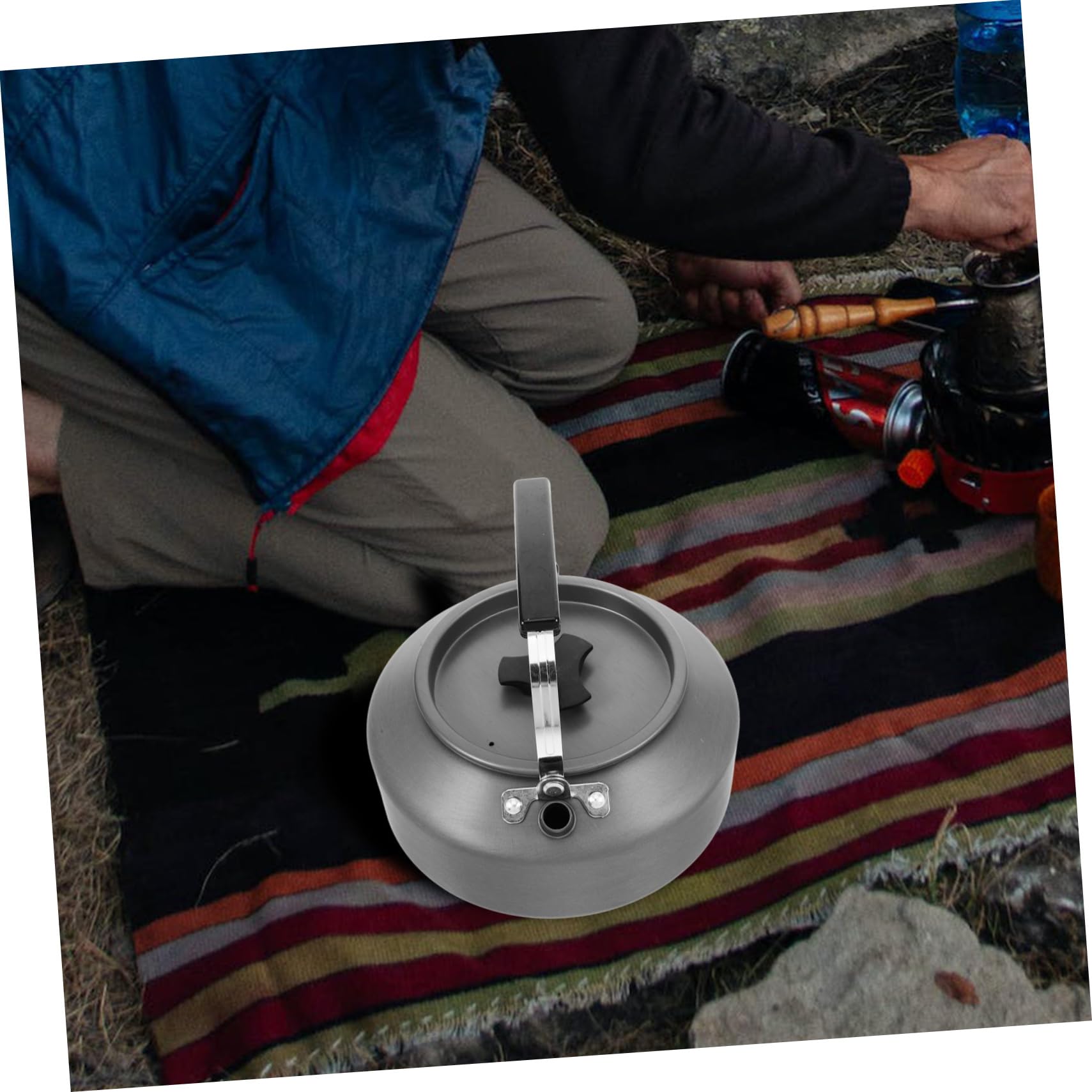 Portabler Teekessel 1, 6l aus Aluminiumlegierung für Camping
