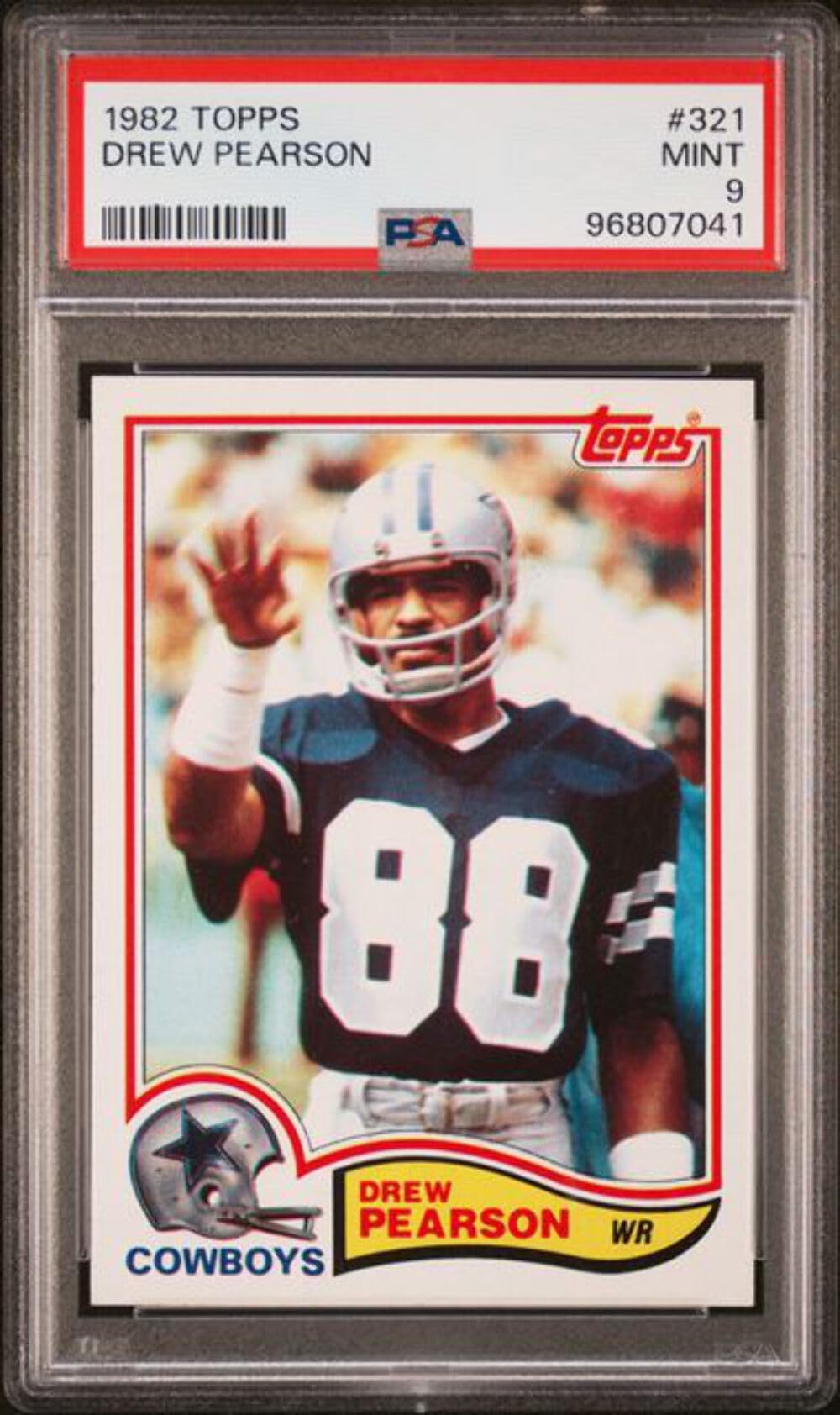 Amazon.com: Graded 1982 Topps Drew Pearson #321 Football Card PSA