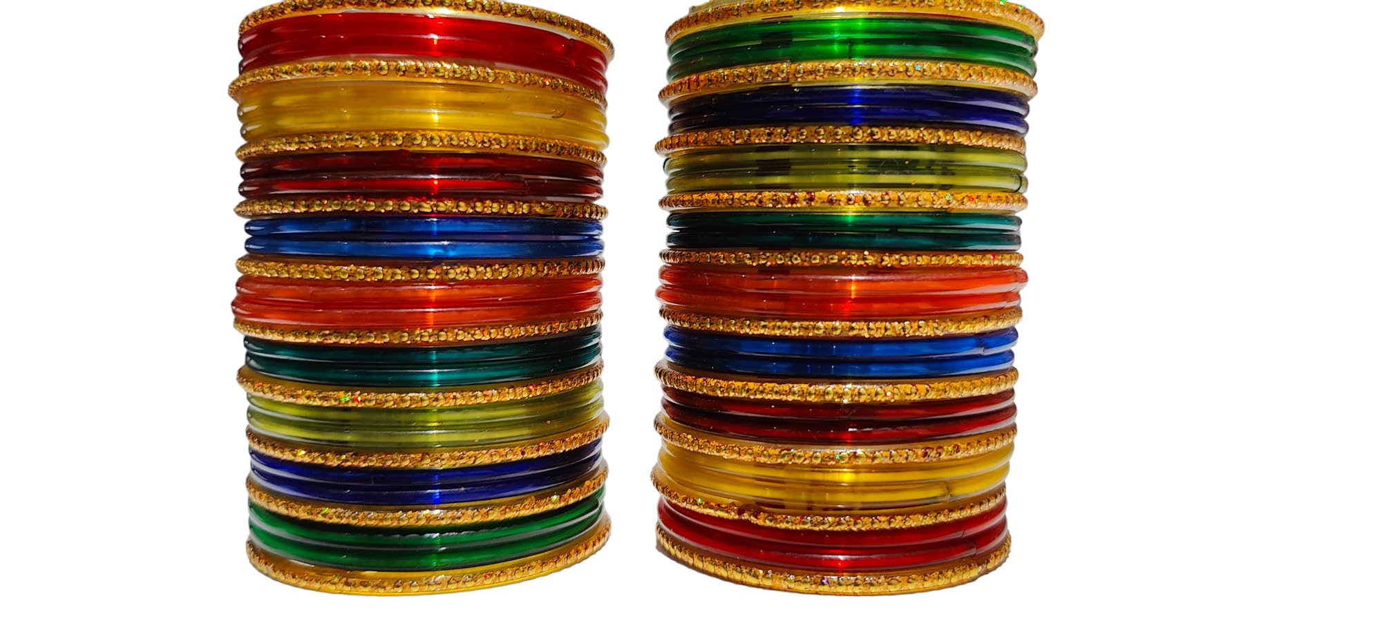 Lyychee Glass Golden with Plain multicolor and Glossy Finished Bangle Set or chudi set For Women and Girls (2.6) (B0CKHVGRQG) Amazon Price History, Amazon Price Tracker
