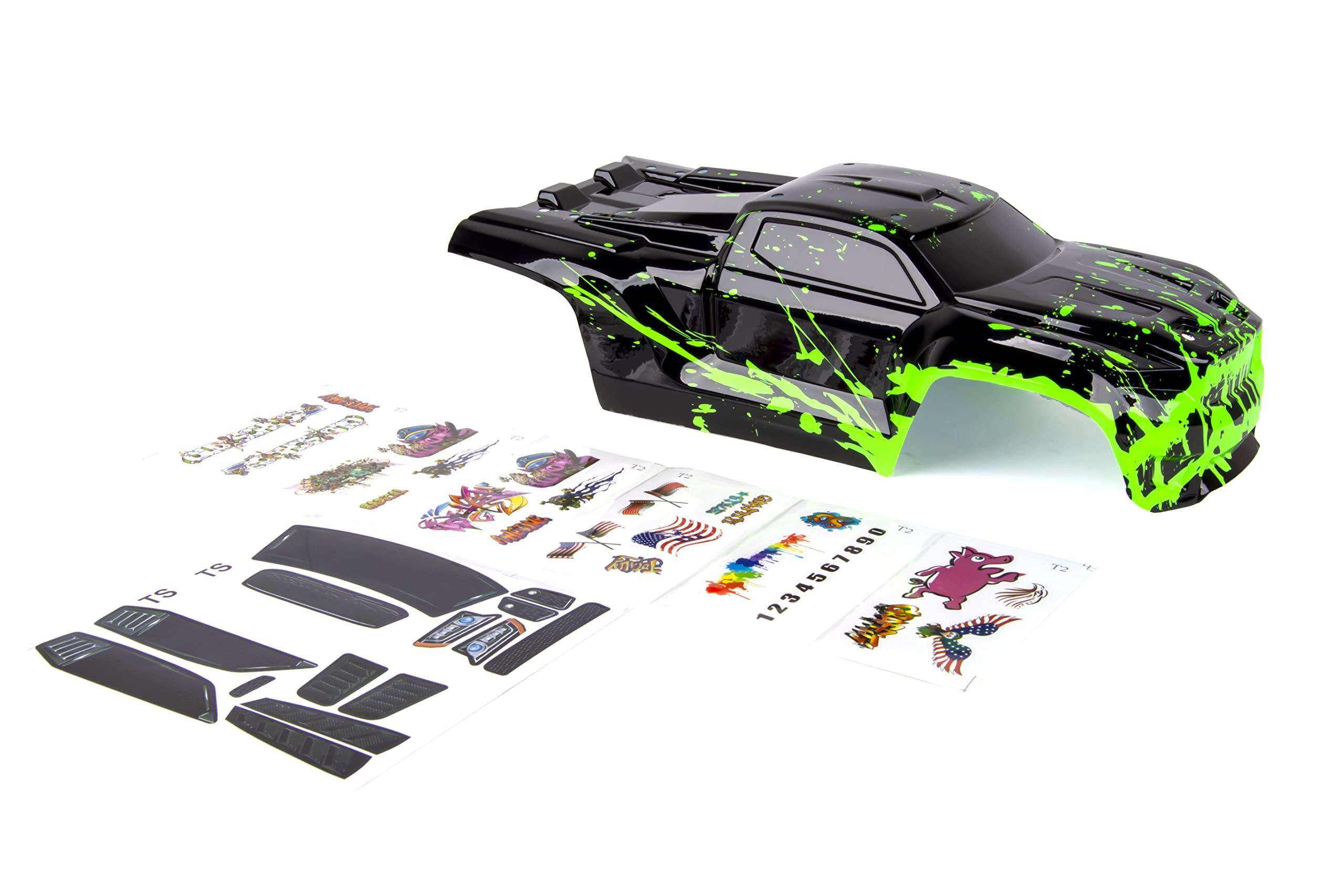 Custom Body Compatible for Sledge 6S 4WD 1/8 Truck Shell Cover (Muddy Green)