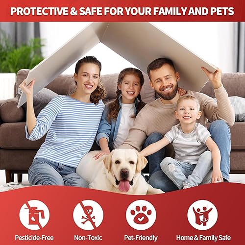 Miniatura 8 de LULUCATCH Trampas para ratones para interiores para el hogar, paquete de 12 trampas adhesivas para ratones, bandeja adhesiva no tóxica a granel,