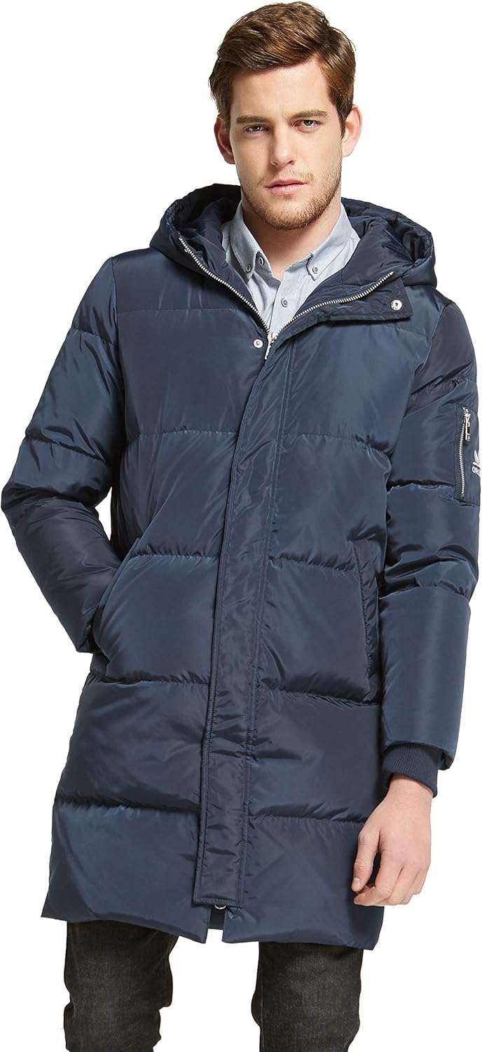 Orolay Men’s Thickened Down Jacket Winter Warm Down Coat: Clothing