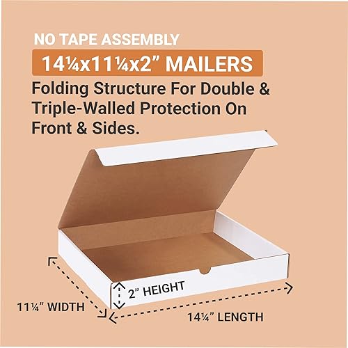 Vista 18 de Selecciona un tamaño: Cajas de envío BOX USA White Literature