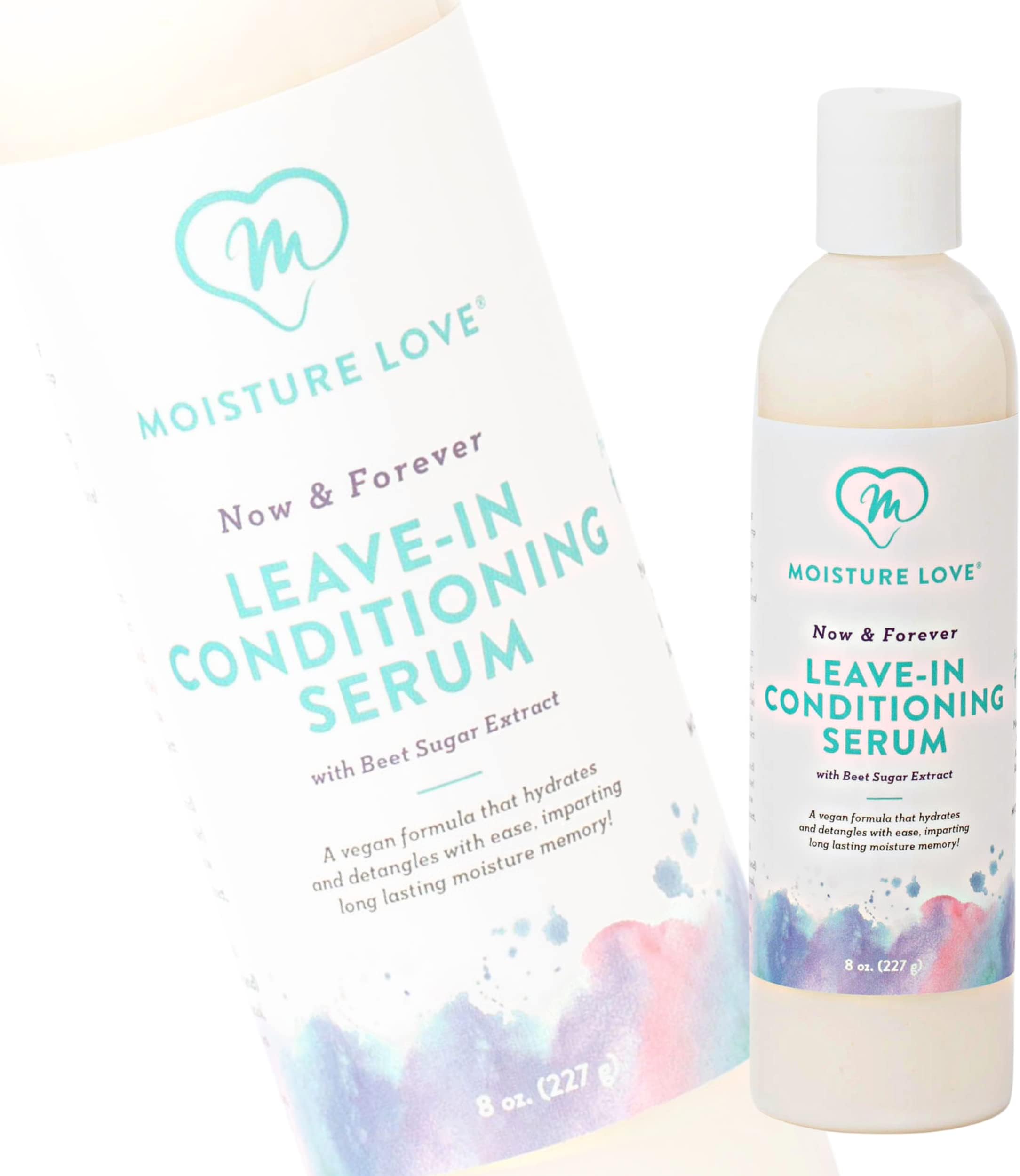 Now & Forever Leave-in conditioning serum for curly hair. Hydrates, Softens your Curls. Moisturizes, Detangles your Hair, & Anti Frizz. Vegan with All Natural Formula For all Types of Hair. 8oz