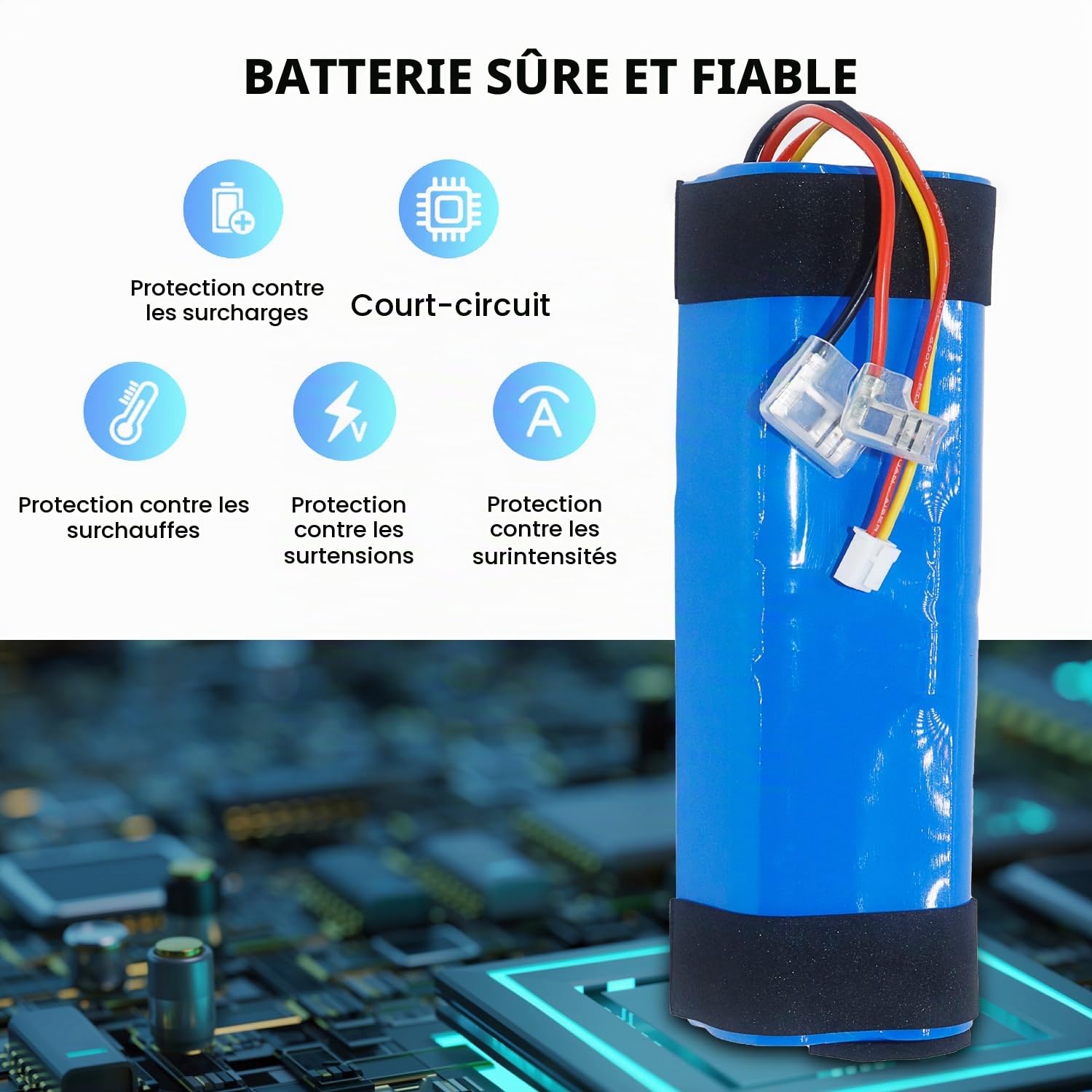 XITAIAN Batterie de Rechange 21.6V 86.4Wh 4000mAh Li-ION Batterie pour Tineco iFloor 3, Floor One S3, Floor One S3 Breeze