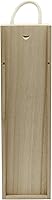 Vista 1 de Creative Hobbies Caja de madera para botella de vino, botella de licor, caja de regalo de madera con asa de transporte de cuerda para fiesta