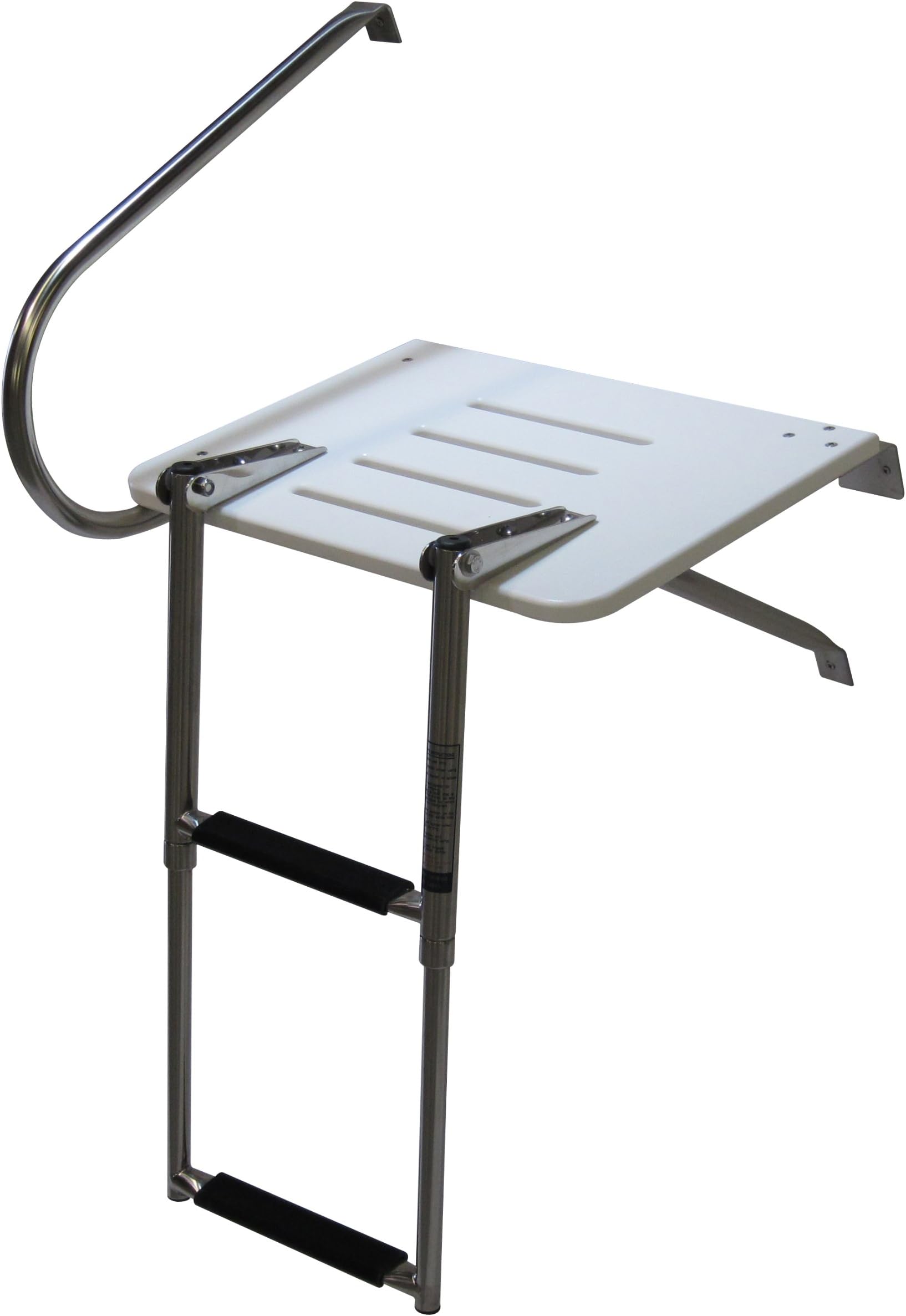 Outboard Swim Platform with Telescoping Ladder
