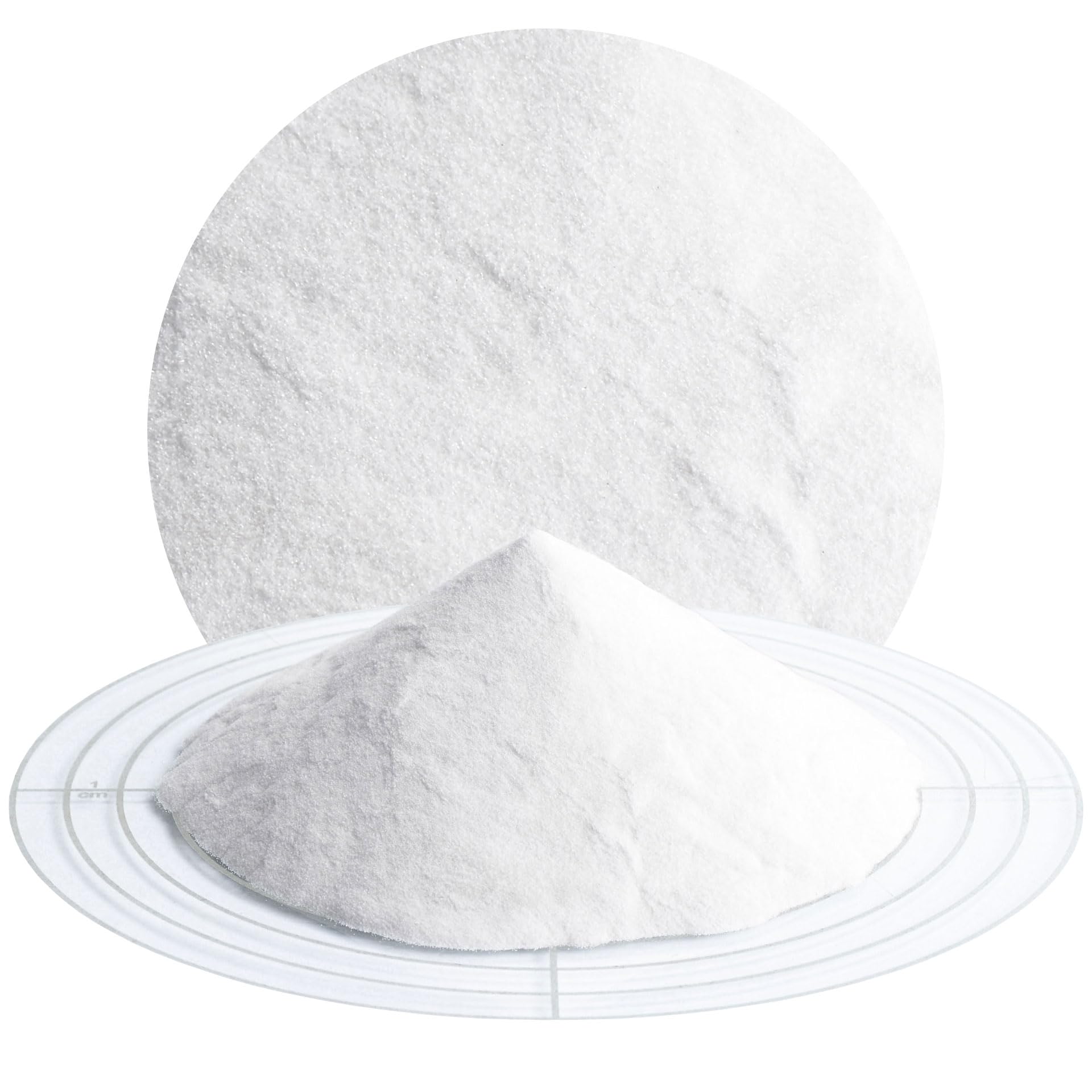 Schicker Mineral Edelkorund Strahlmittel weiß F120 90–125 µm 25 kg, eisenfreies Mehrwegstrahlmittel aus Aluminiumoxid, extreme Härte, höchste Reinheit