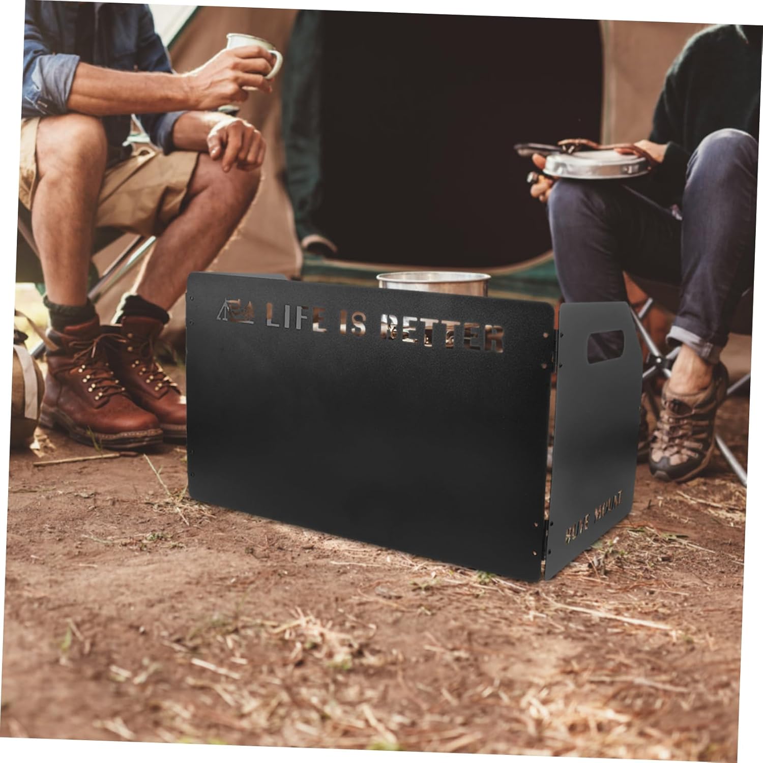 Totority Portable Windproof Stove Screen Folding Burner Windscreen for Camping Picnic Supplies