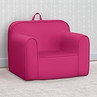 Vista 4 de Delta Children Silla Cozee - Silla de espuma para niños a partir de 18 meses, rosa intenso