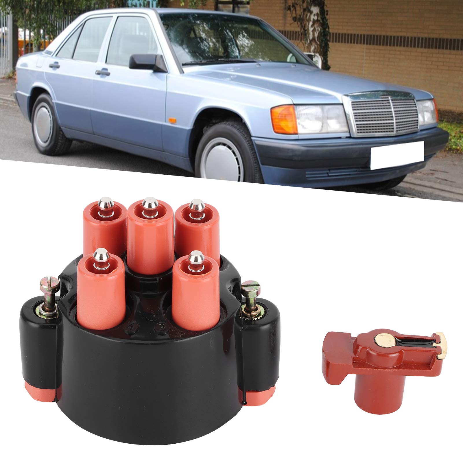 Distributore di Accensione, Tappo del Distributore + Rotore 0001584902 di Ricambio per 190 W201/Coupé/Classe G