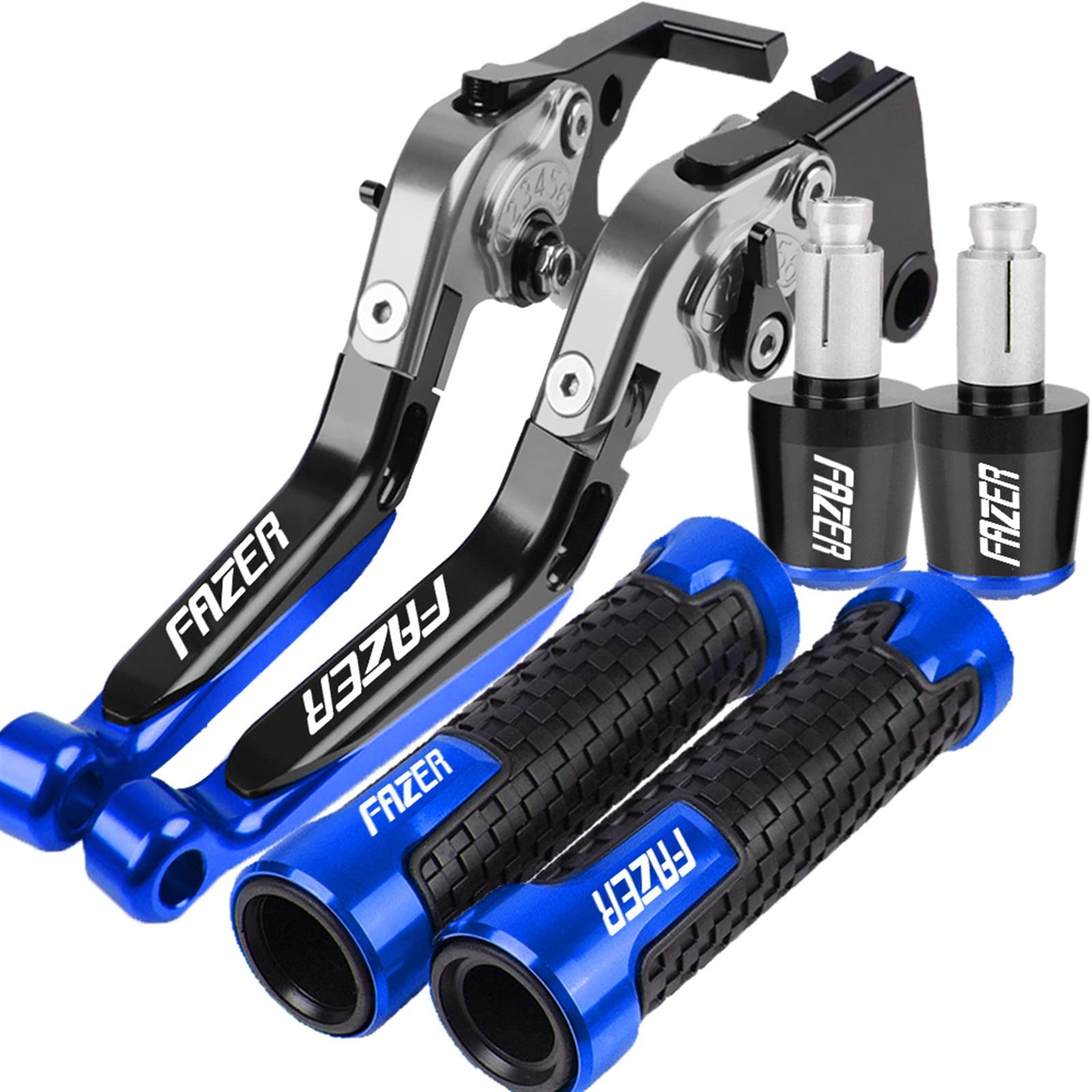 Leviers d'embrayage frein Yamaha FZ6 Fazer poignée guidon embout moto réglable
