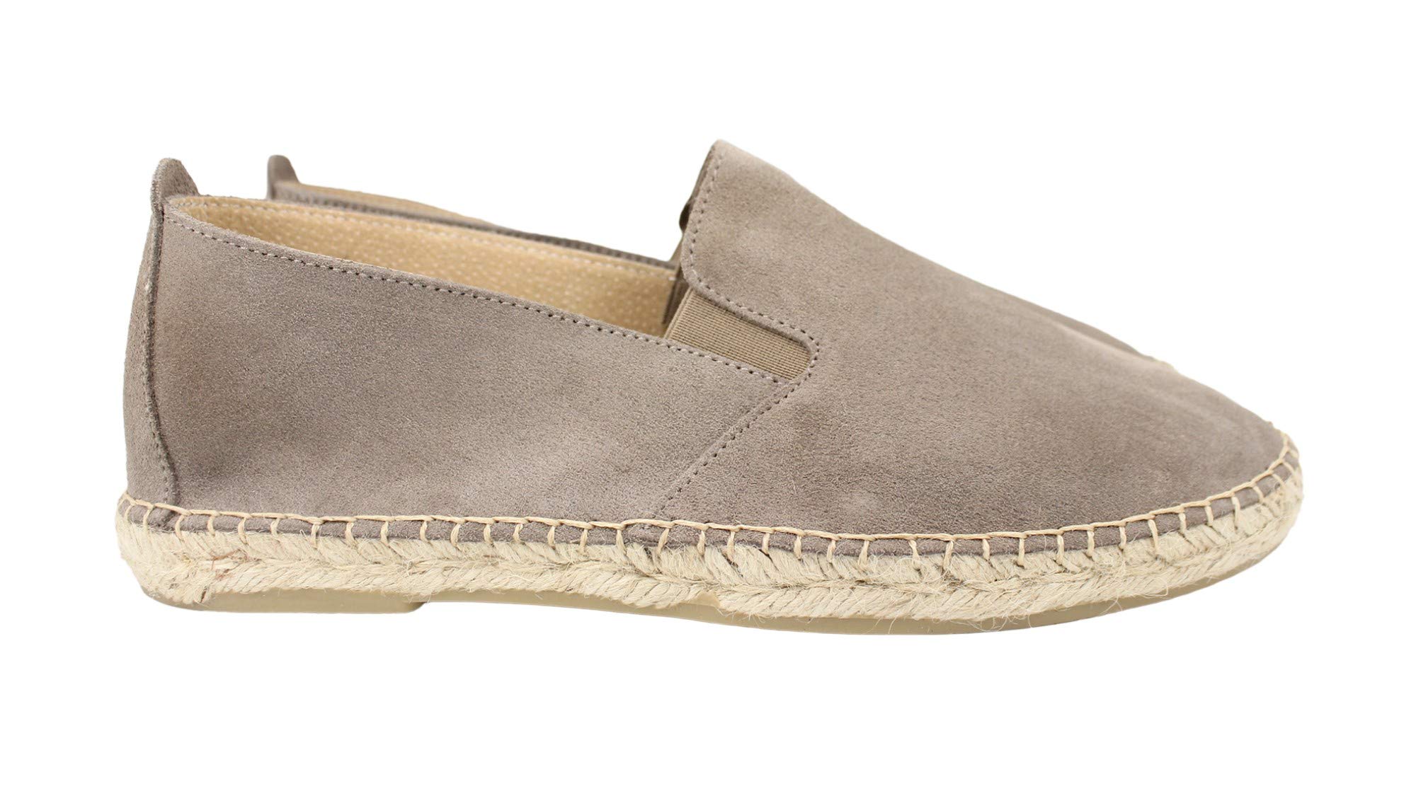 Alpargata Plana Hombre, Cangrejo Serraje - Colores - Arena, Vaquero, Kaki y Gris Ceniza