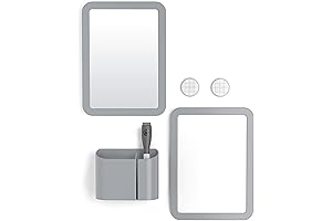 6-Piece Grey Locker Accessories Set - Stay Organized & Refreshed during the School Year