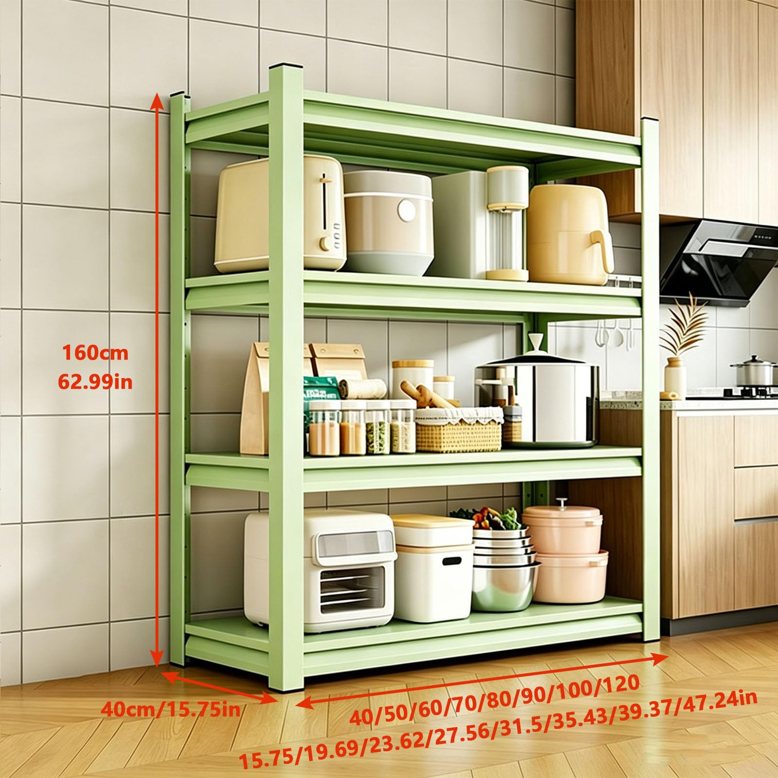 Scaffale da cucina, scaffale in metallo per risparmiare spazio, scaffale multiuso per panettieri, mensola da cucina in piedi e supporto per microonde per soggiorno e sala da pranzo