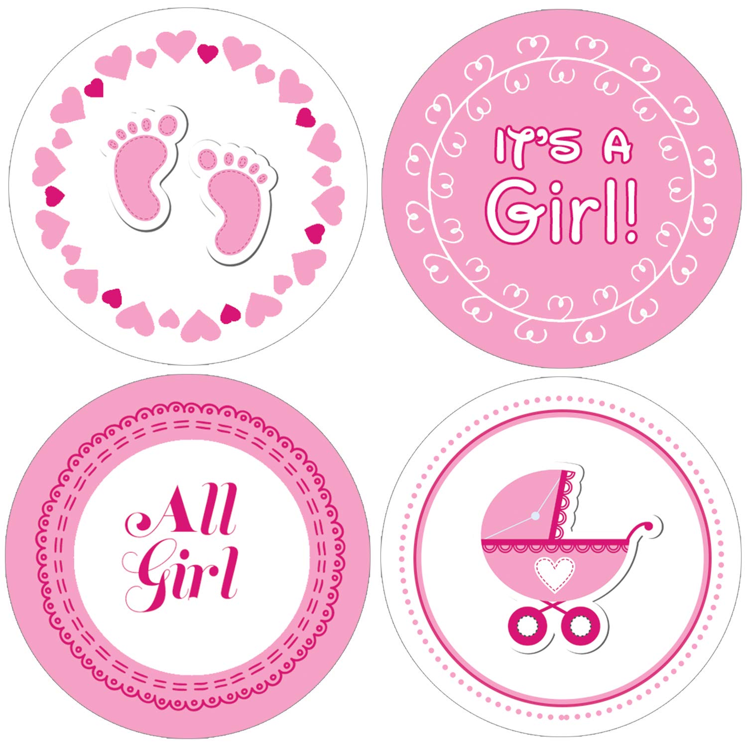 It s A Girl Baby Shower Stickers Set Of 60 Amazon in Home Kitchen it-s-a-girl-baby-shower-stickers-set-of-60-amazon-in-home-kitchen
